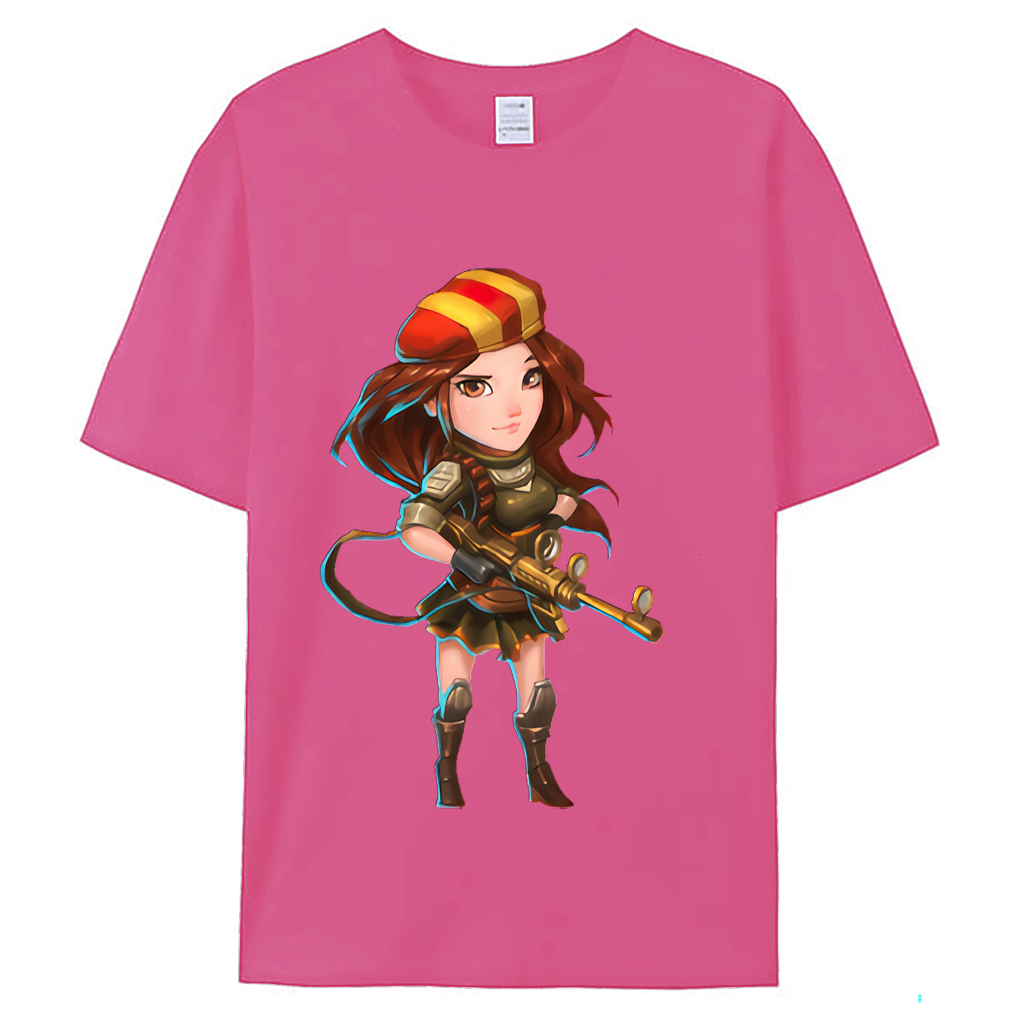 （画像用） リーグ・オブ・レジェンド League of Legends LOL レディースカジュアルプリントTシャツ（綿100％）