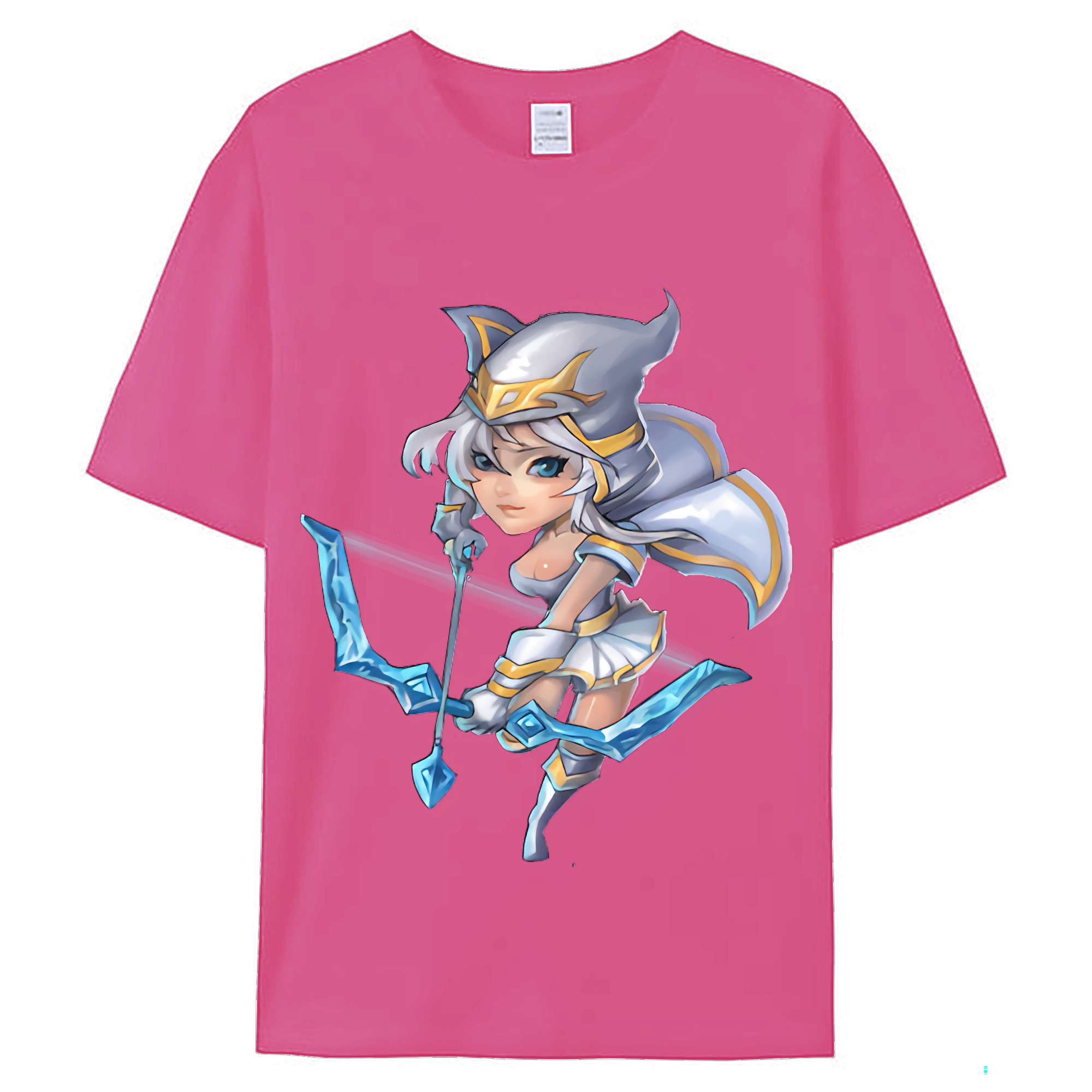 （画像用） リーグ・オブ・レジェンド League of Legends LOL レディースカジュアルプリントTシャツ（綿100％）