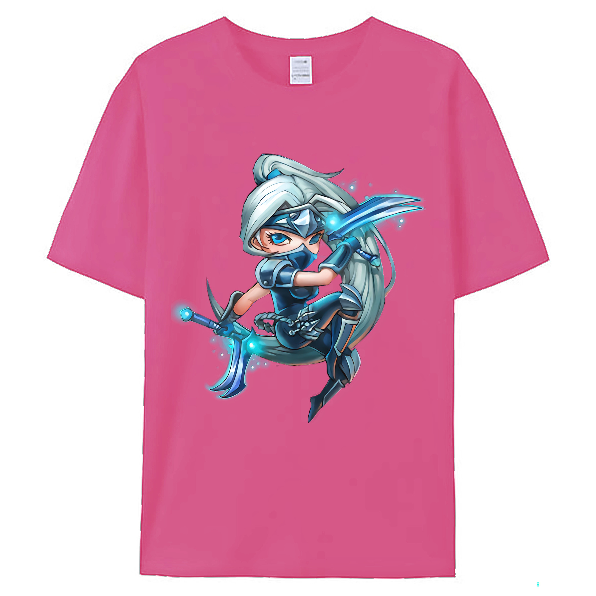 （画像用） リーグ・オブ・レジェンド League of Legends LOL レディースカジュアルプリントTシャツ（綿100％）