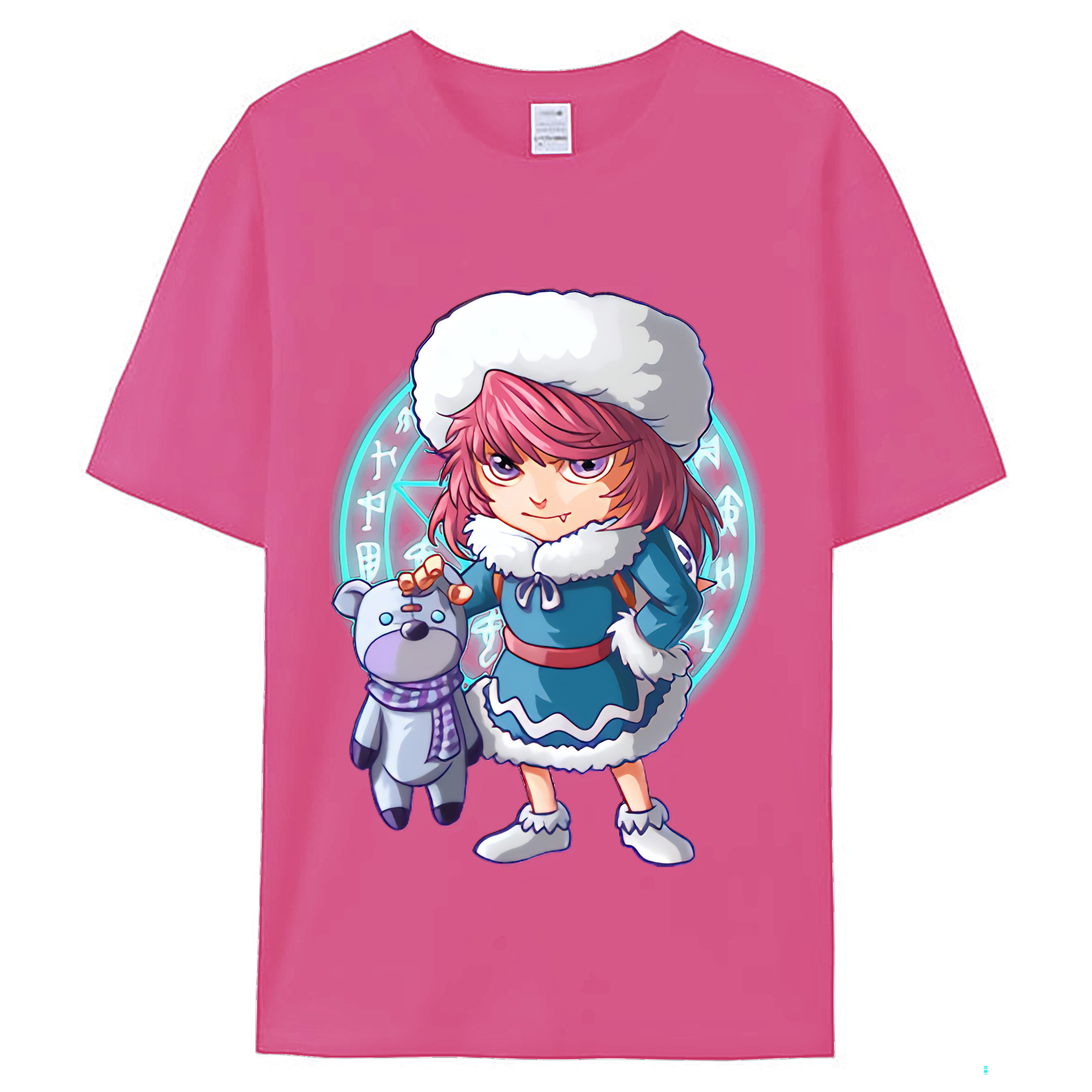 （画像用） リーグ・オブ・レジェンド League of Legends LOL レディースカジュアルプリントTシャツ（綿100％）