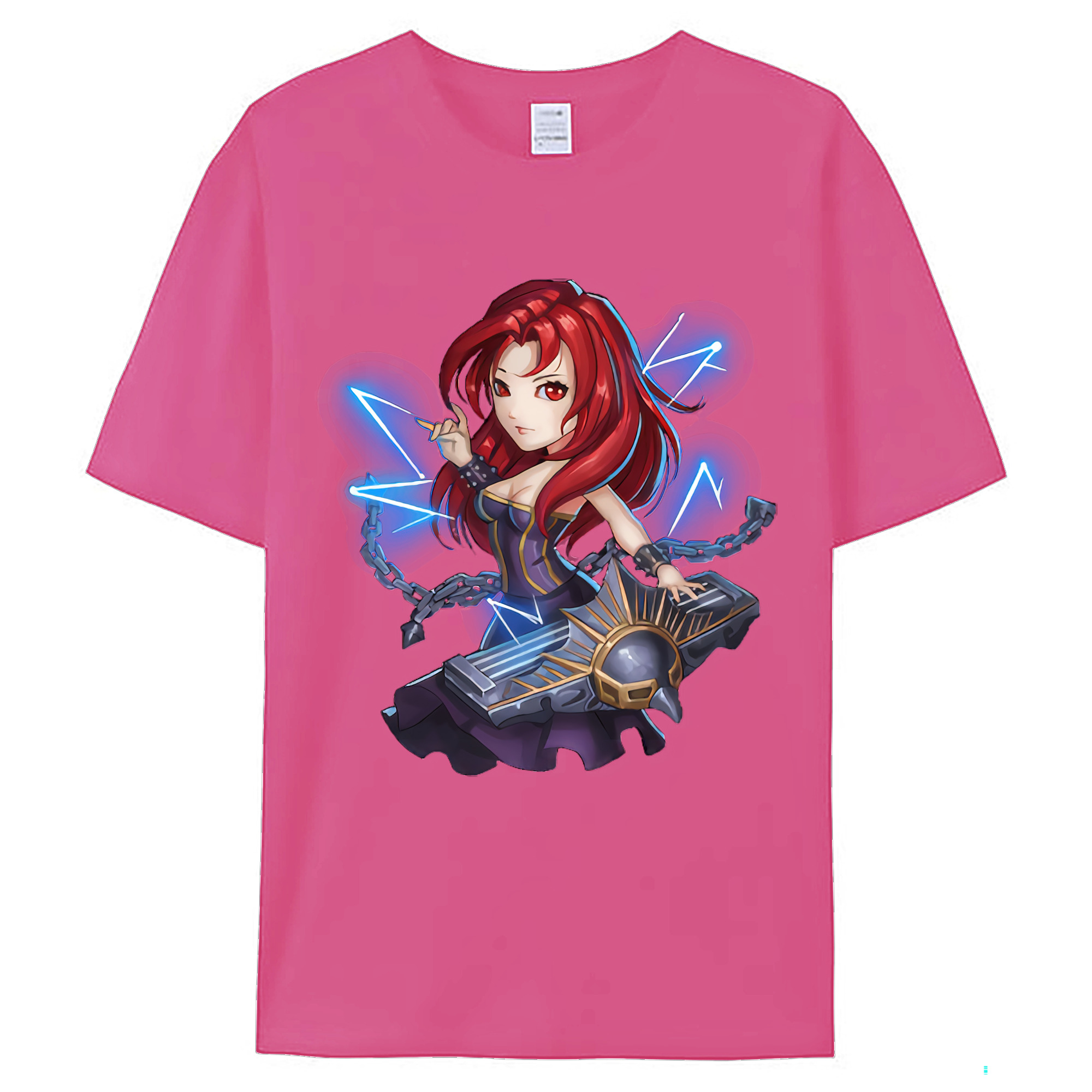 （画像用） リーグ・オブ・レジェンド League of Legends LOL レディースカジュアルプリントTシャツ（綿100％）