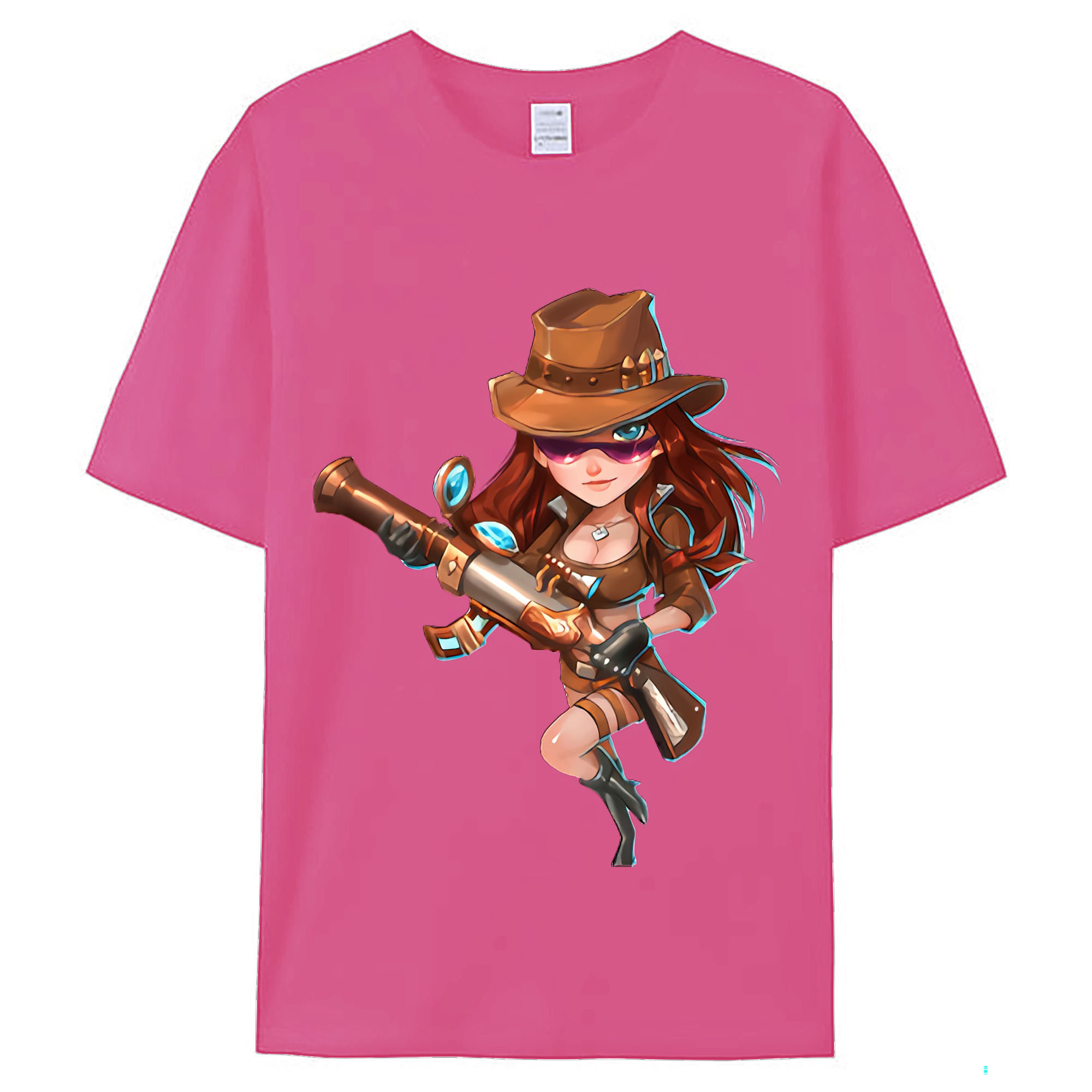 （画像用） リーグ・オブ・レジェンド League of Legends LOL レディースカジュアルプリントTシャツ（綿100％）