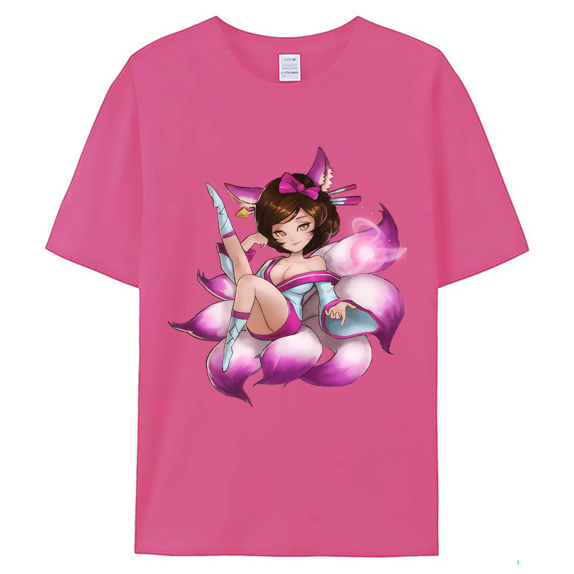 （画像用） リーグ・オブ・レジェンド League of Legends LOL レディースカジュアルプリントTシャツ（綿100％）