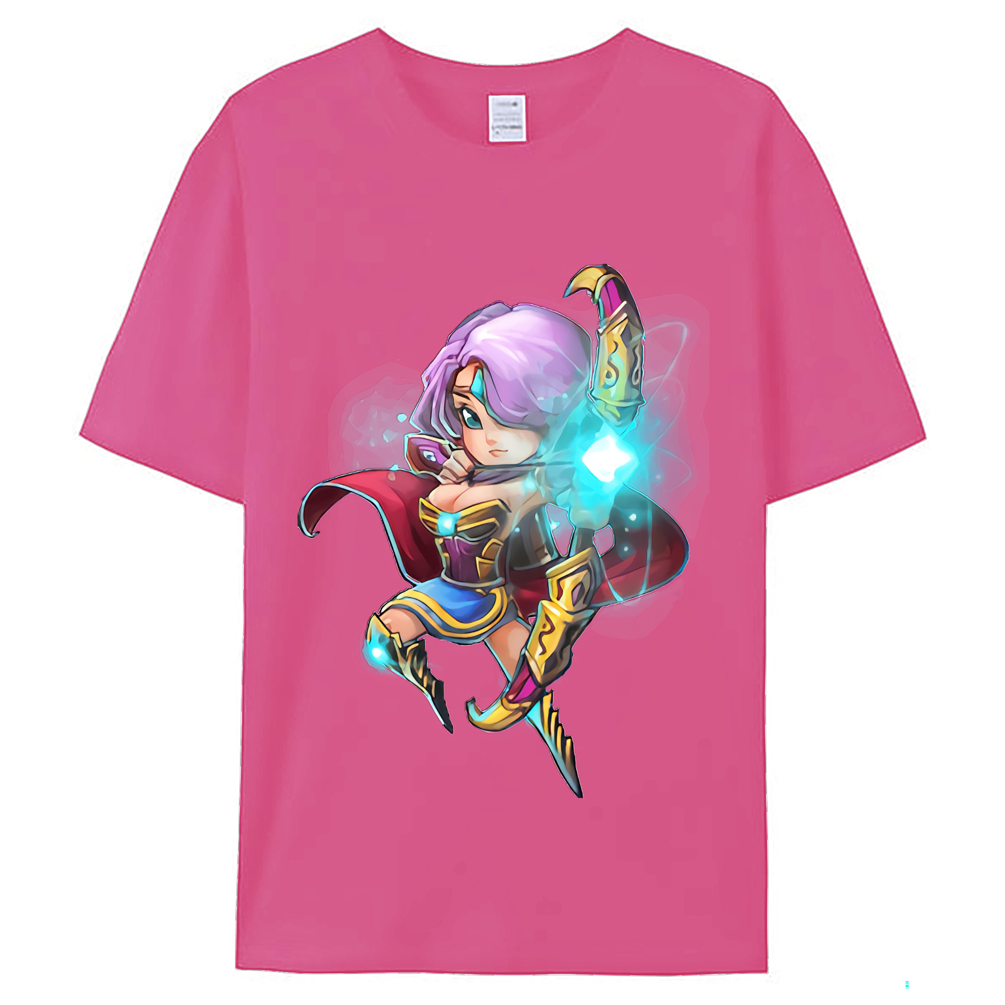 （画像用） リーグ・オブ・レジェンド League of Legends LOL レディースカジュアルプリントTシャツ（綿100％）