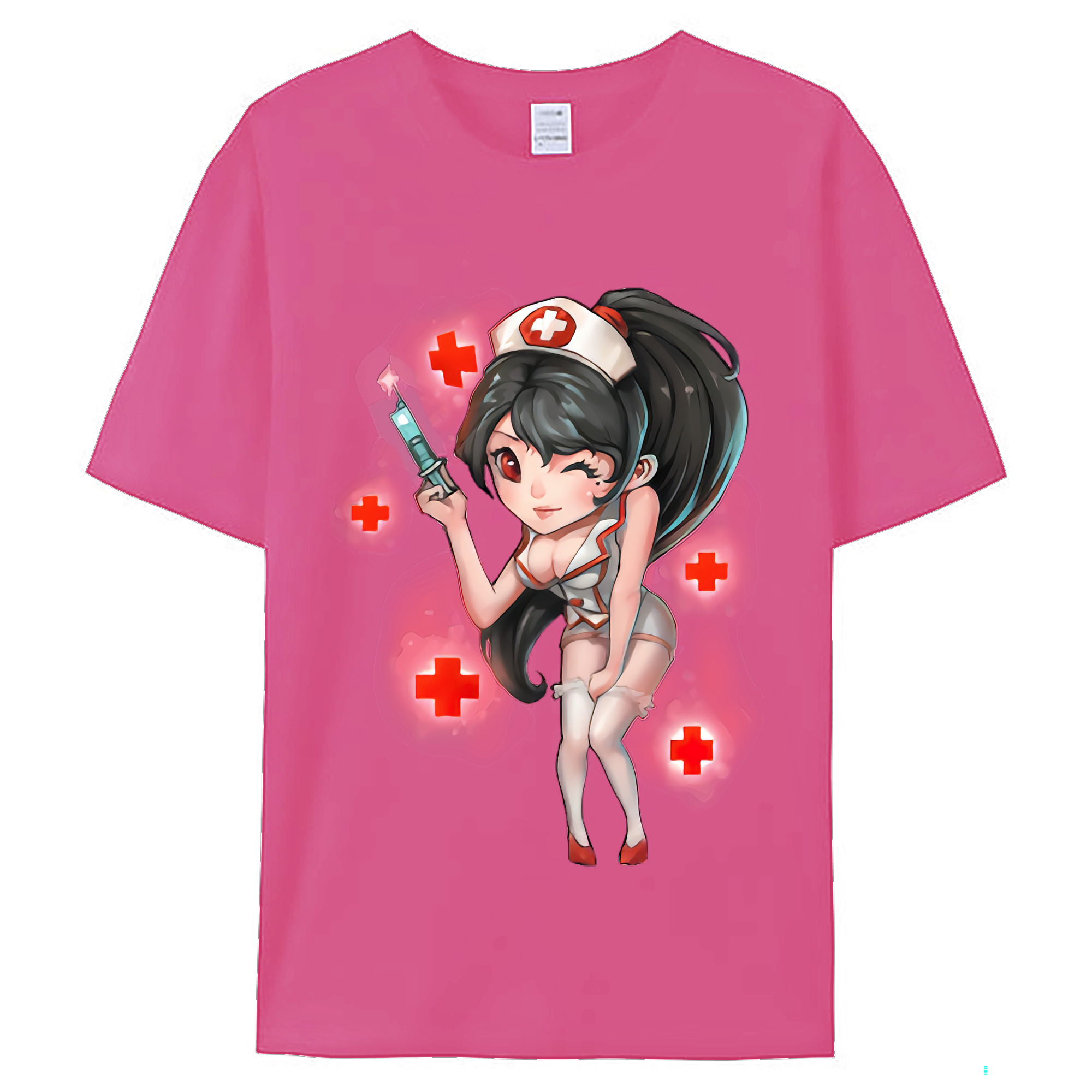 （画像用） リーグ・オブ・レジェンド League of Legends LOL レディースカジュアルプリントTシャツ（綿100％）