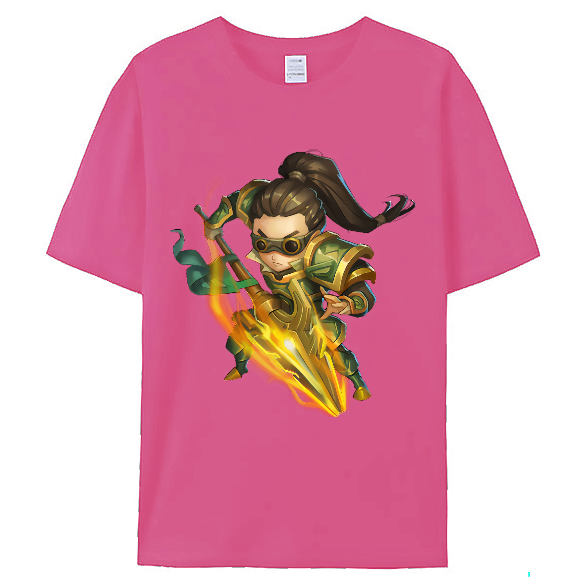 （画像用） リーグ・オブ・レジェンド League of Legends LOL レディースカジュアルプリントTシャツ（綿100％）
