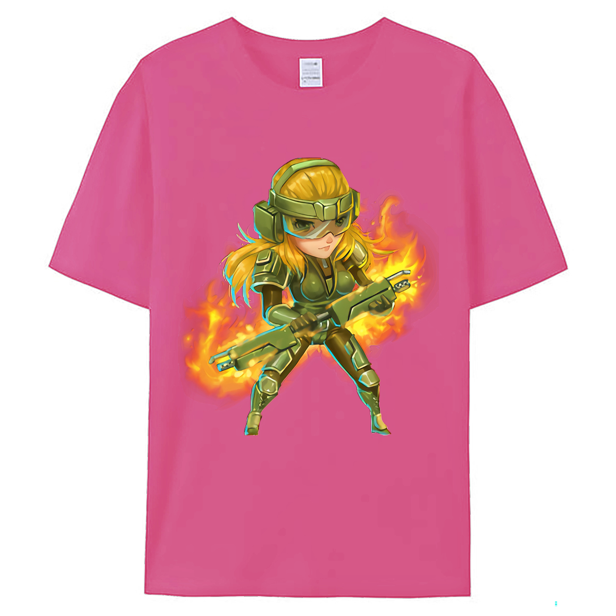 （画像用） リーグ・オブ・レジェンド League of Legends LOL レディースカジュアルプリントTシャツ（綿100％）
