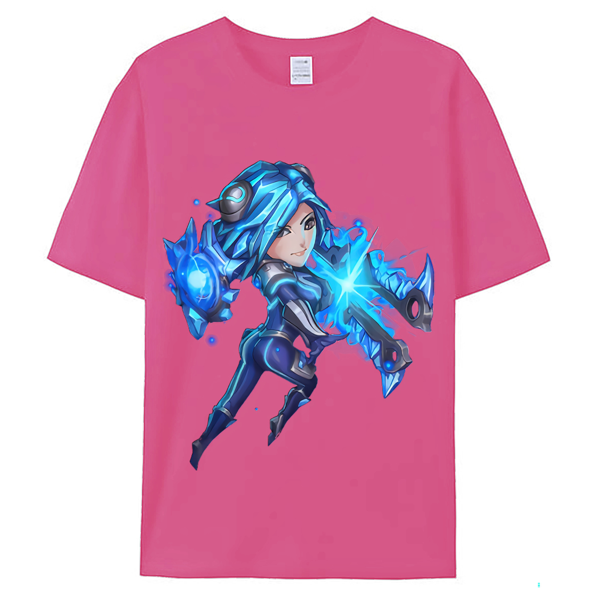 （画像用） リーグ・オブ・レジェンド League of Legends LOL レディースカジュアルプリントTシャツ（綿100％）