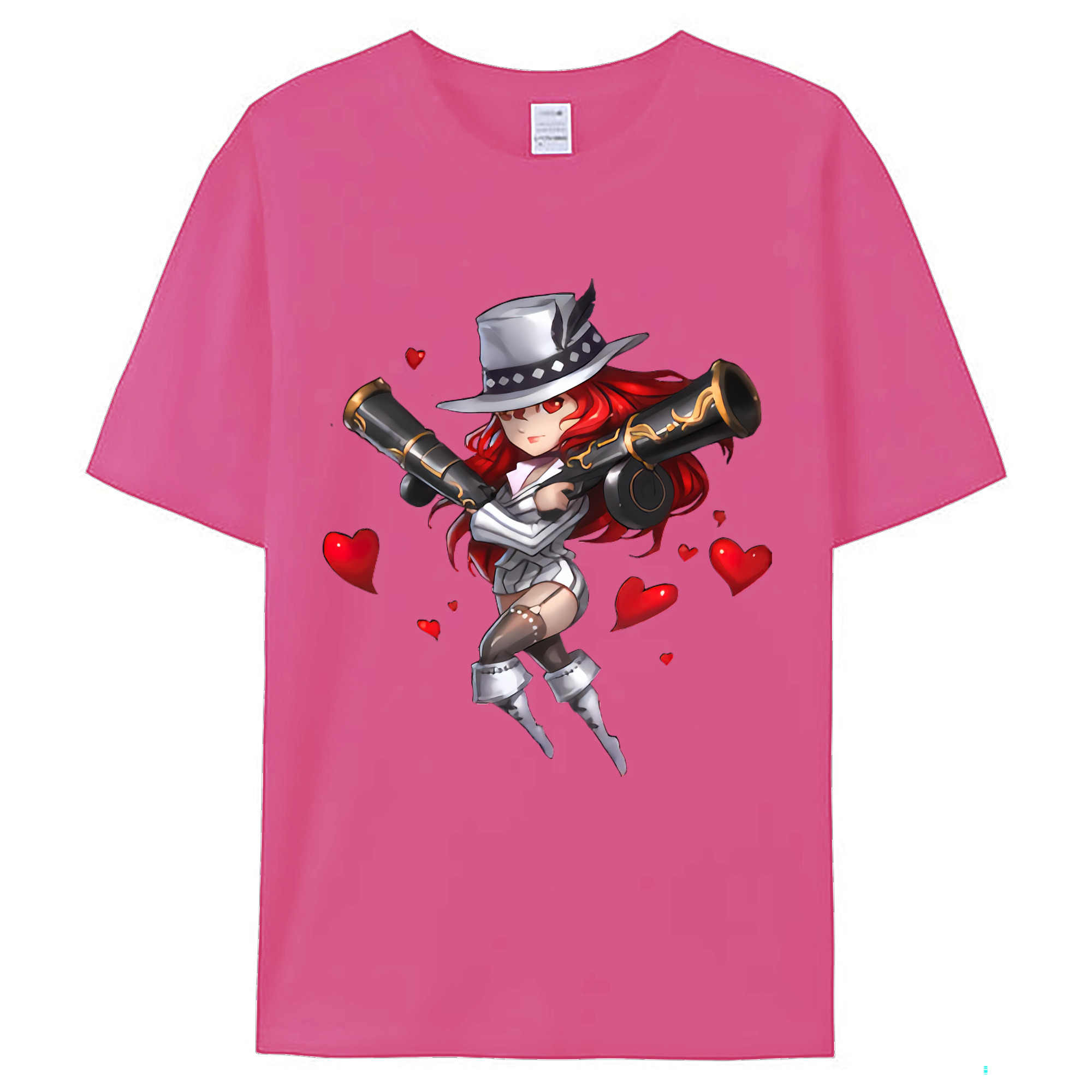 （画像用） リーグ・オブ・レジェンド League of Legends LOL レディースカジュアルプリントTシャツ（綿100％）