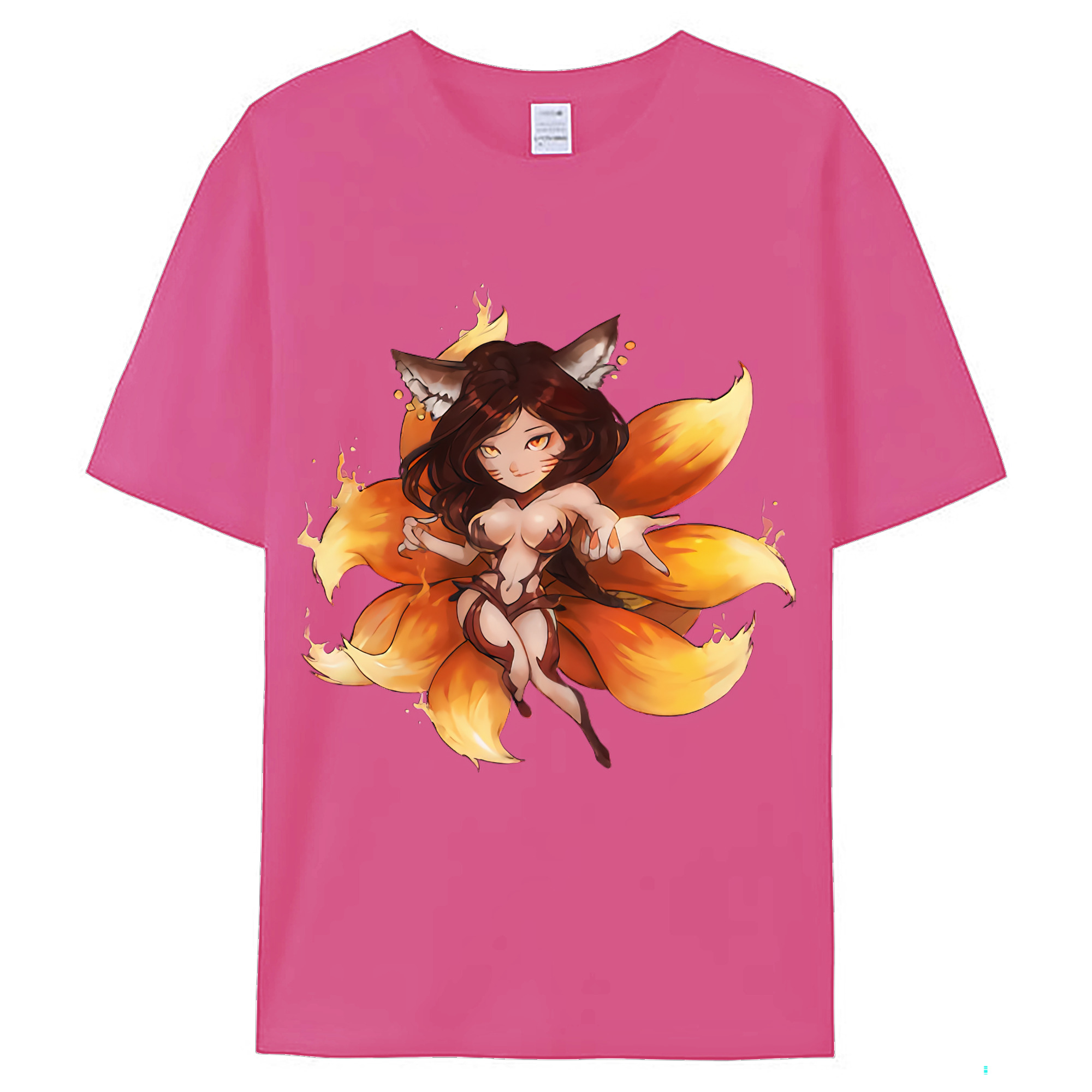 （画像用） リーグ・オブ・レジェンド League of Legends LOL レディースカジュアルプリントTシャツ（綿100％）