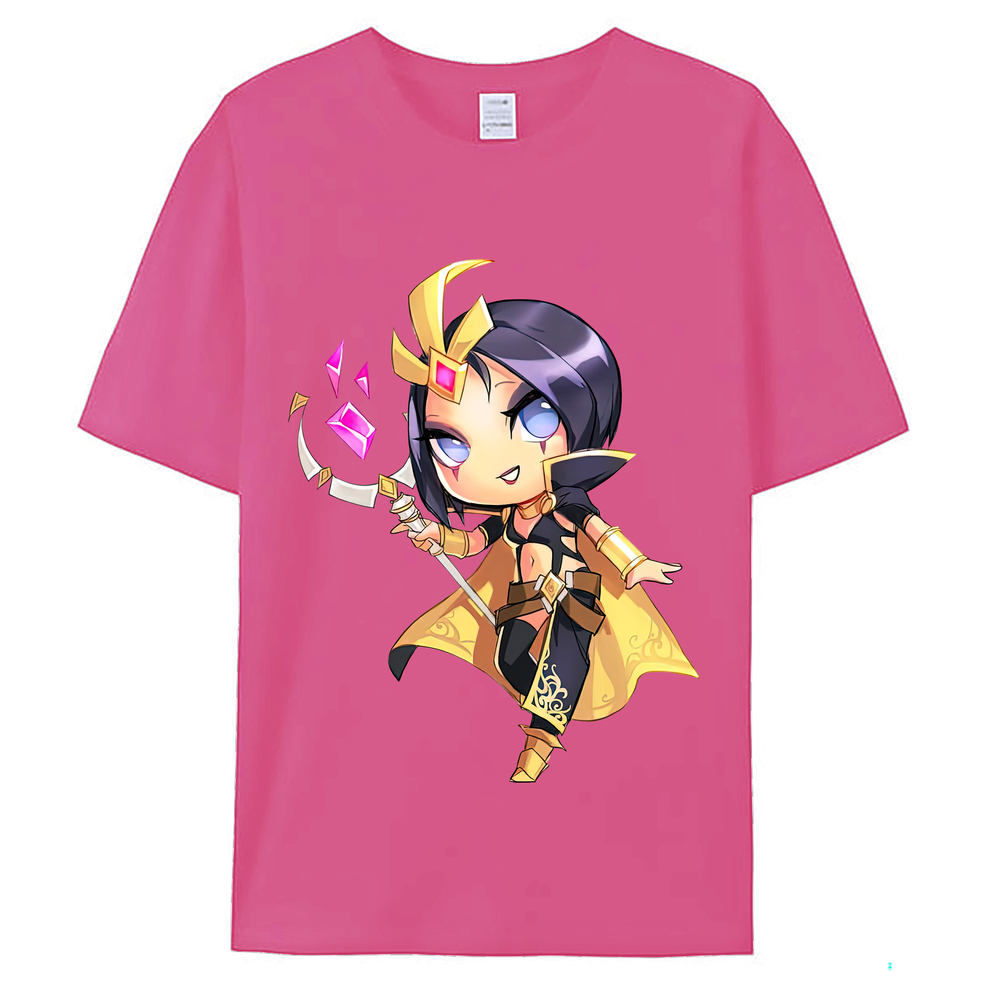 （画像用） リーグ・オブ・レジェンド League of Legends LOL レディースカジュアルプリントTシャツ（綿100％）