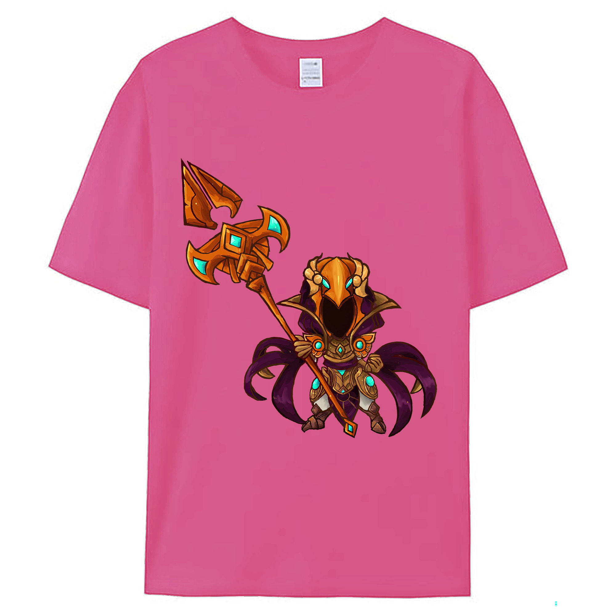 （画像用） リーグ・オブ・レジェンド League of Legends LOL レディースカジュアルプリントTシャツ（綿100％）