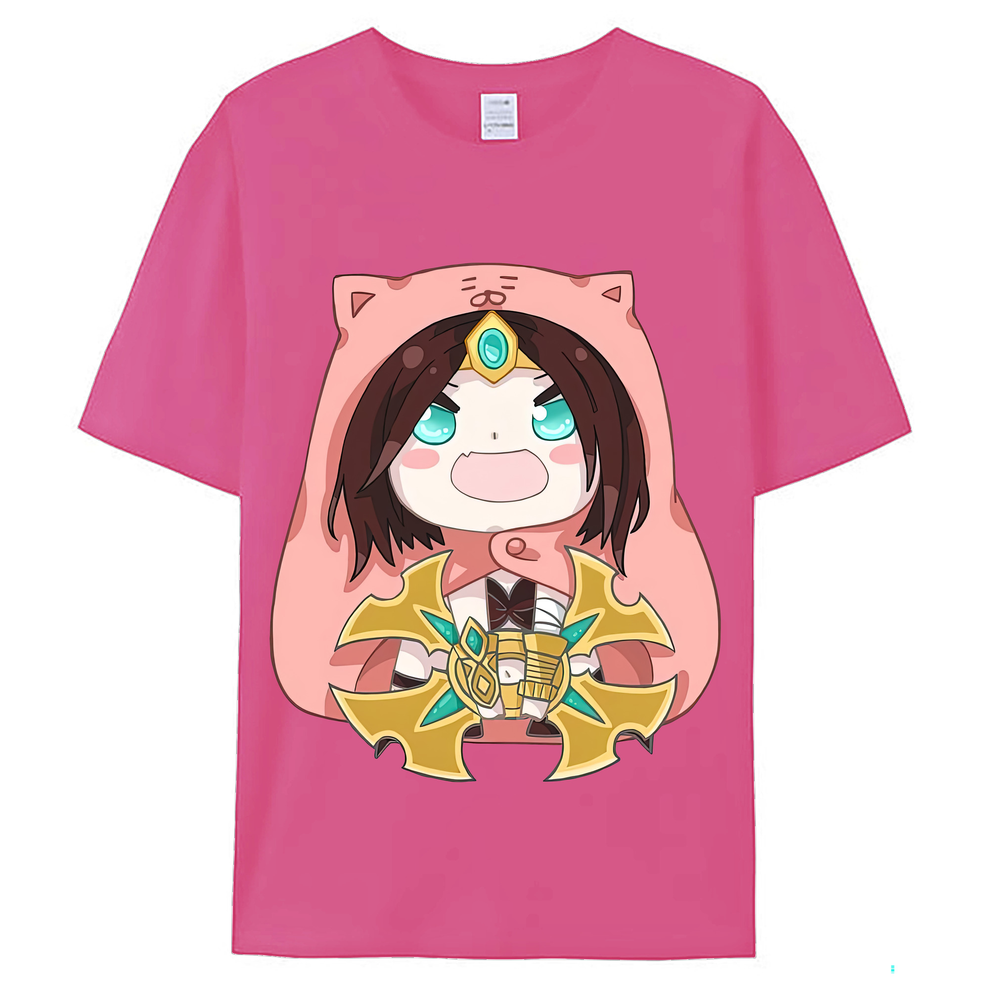 （画像用） リーグ・オブ・レジェンド League of Legends LOL レディースカジュアルプリントTシャツ（綿100％）