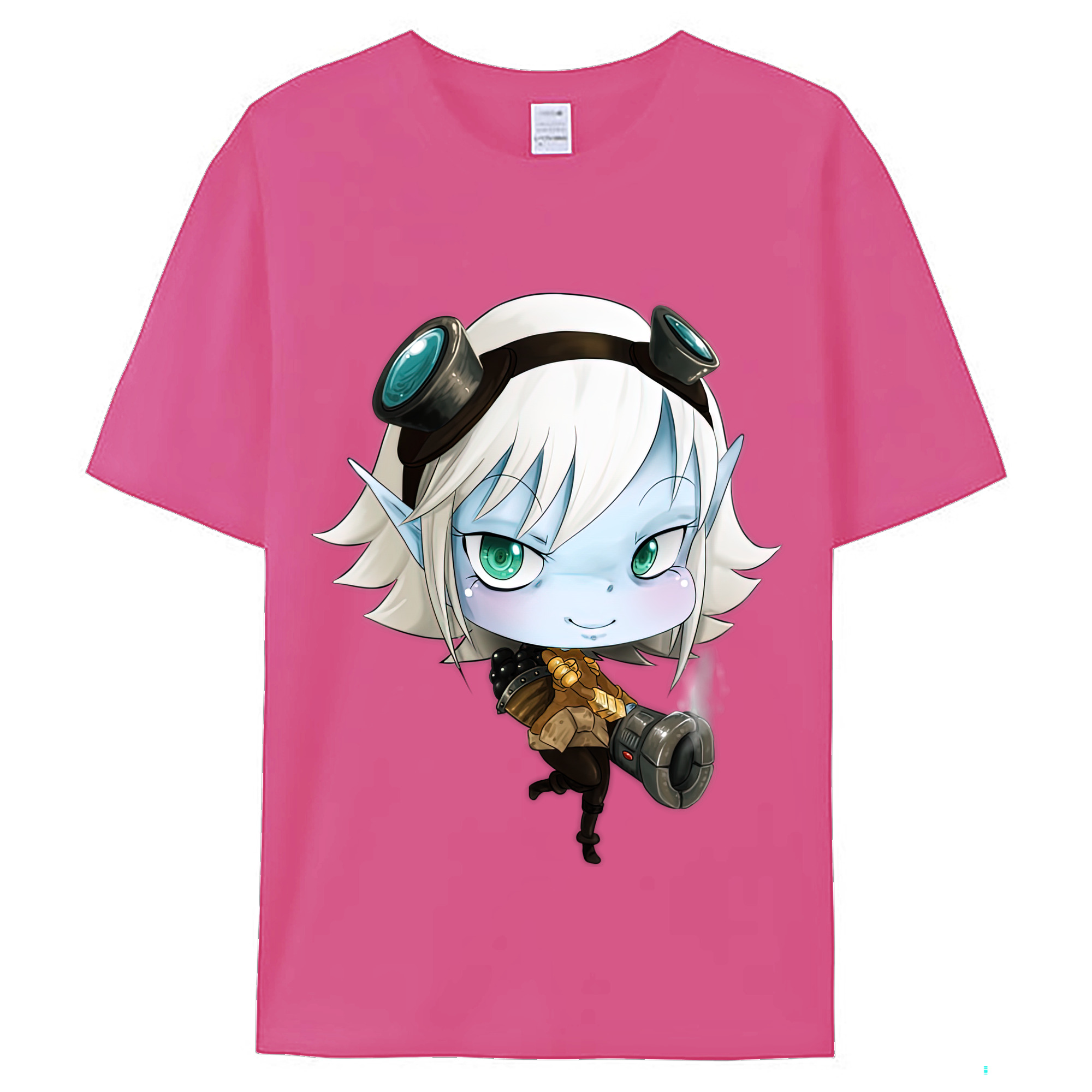 （画像用） リーグ・オブ・レジェンド League of Legends LOL レディースカジュアルプリントTシャツ（綿100％）