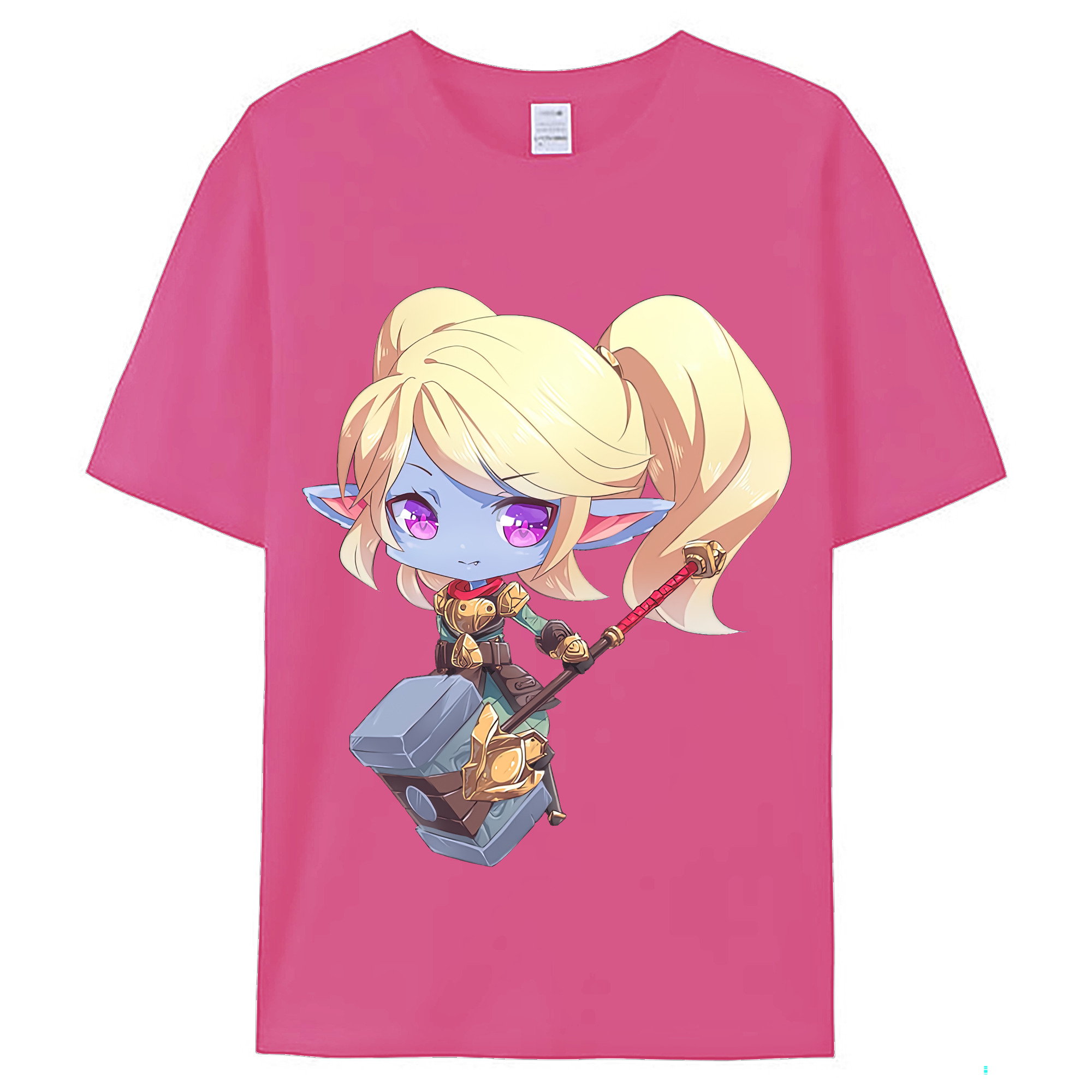 （画像用） リーグ・オブ・レジェンド League of Legends LOL レディースカジュアルプリントTシャツ（綿100％）