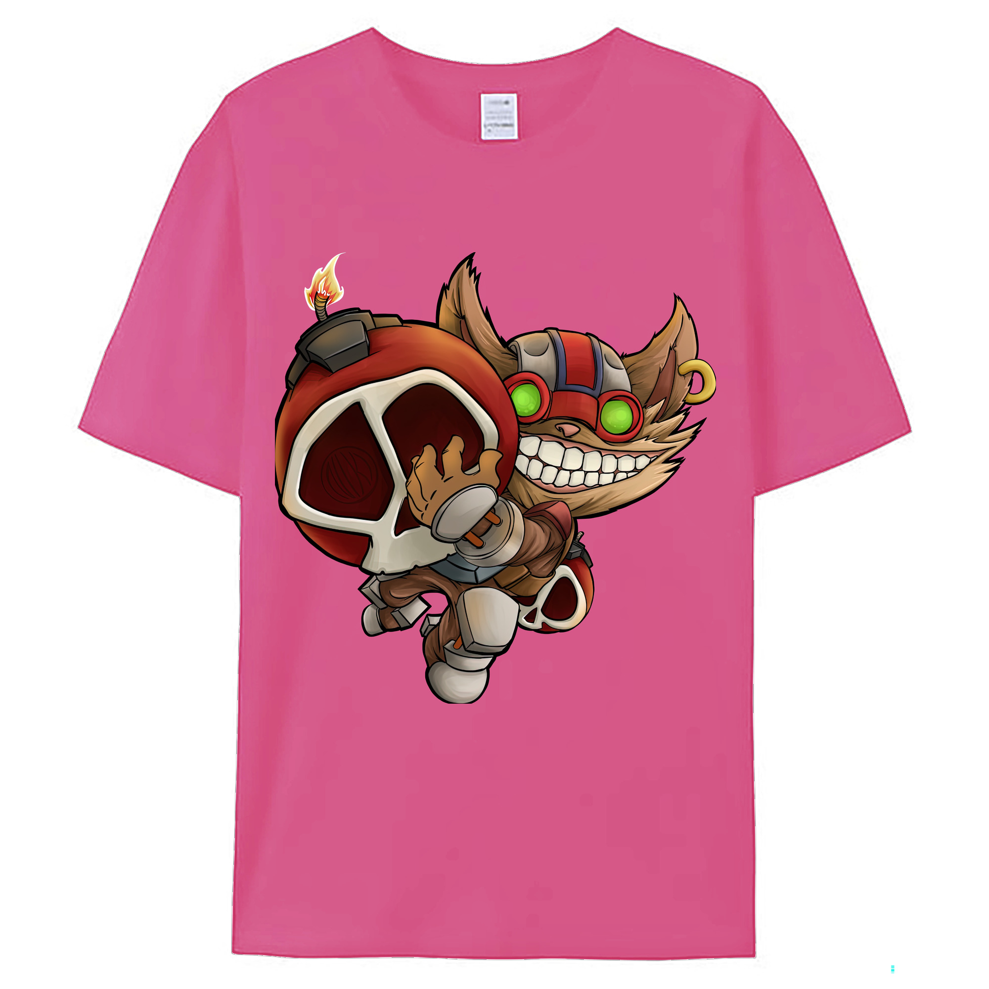（画像用） リーグ・オブ・レジェンド League of Legends LOL レディースカジュアルプリントTシャツ（綿100％）