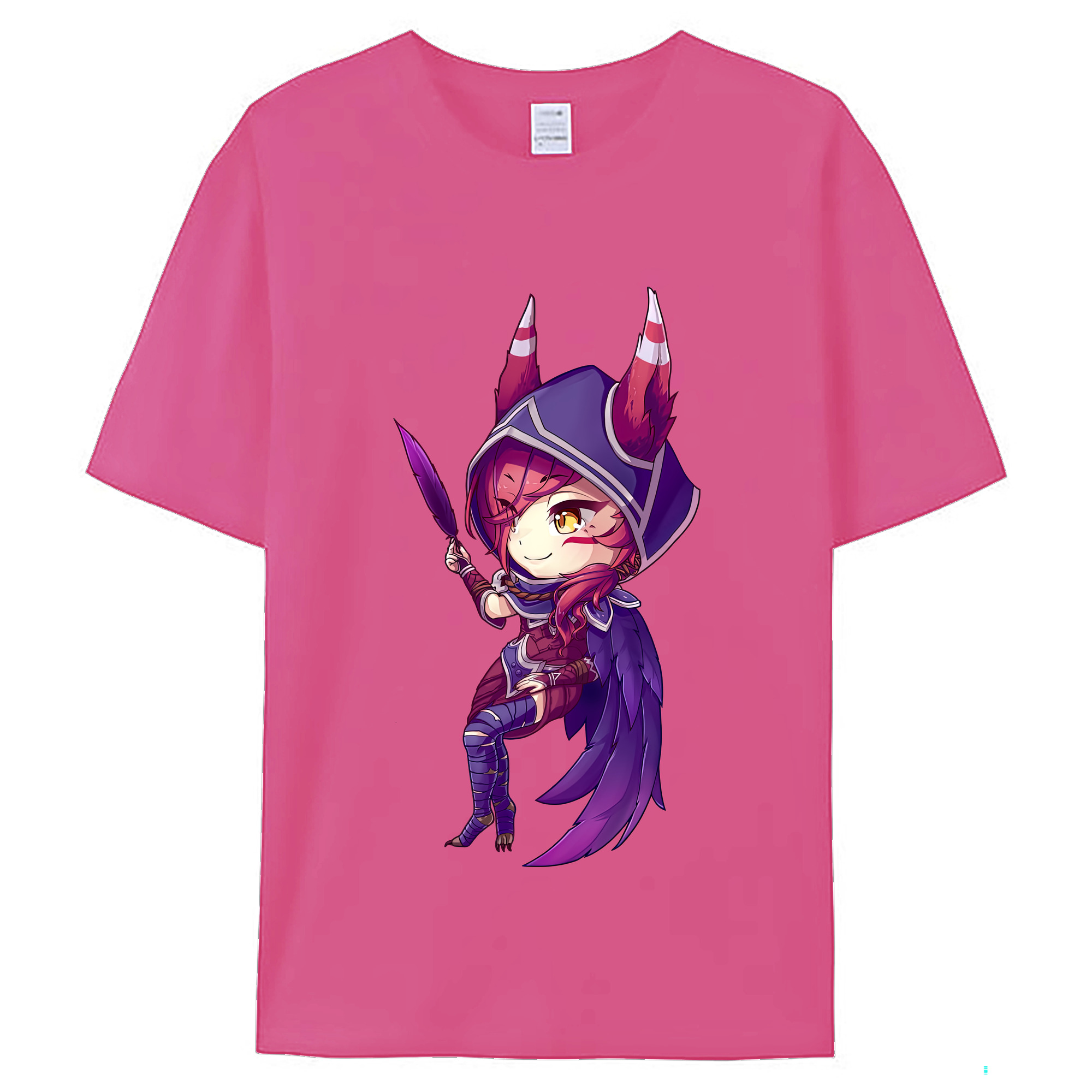 （画像用） リーグ・オブ・レジェンド League of Legends LOL レディースカジュアルプリントTシャツ（綿100％）