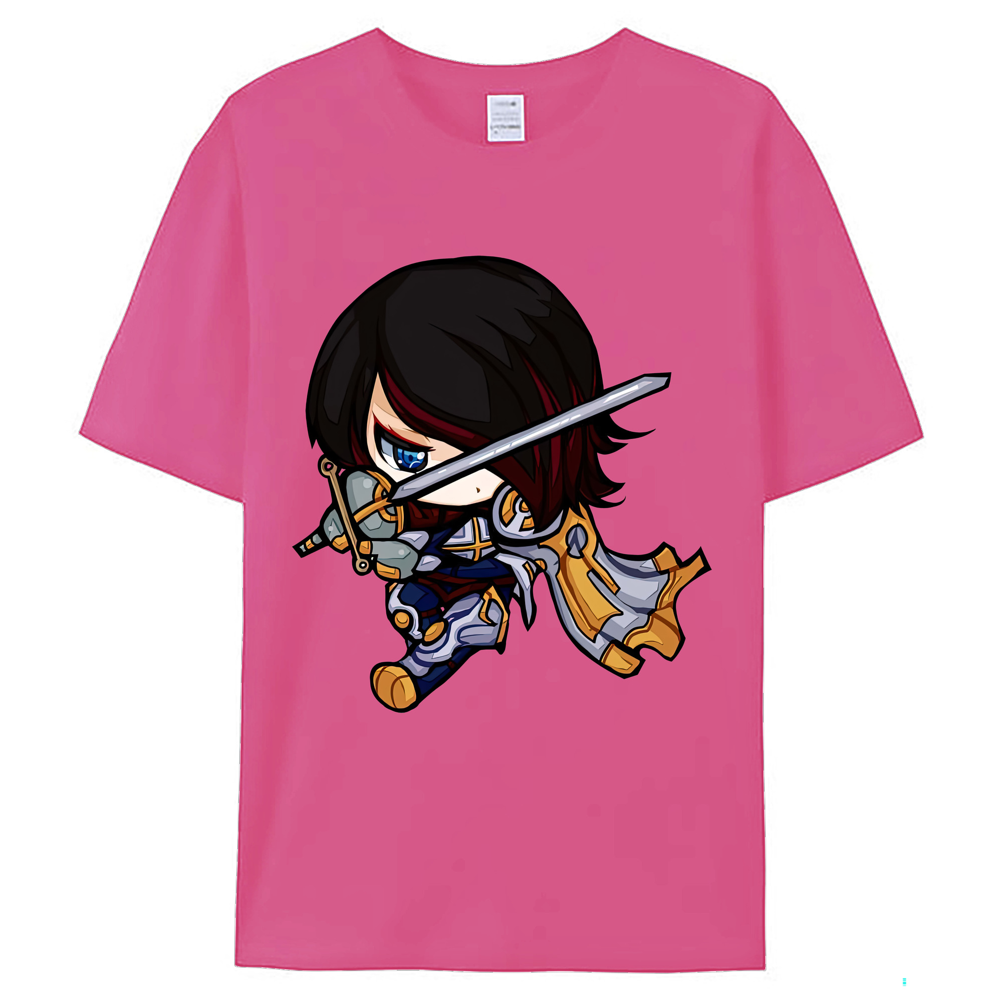 （画像用） リーグ・オブ・レジェンド League of Legends LOL レディースカジュアルプリントTシャツ（綿100％）