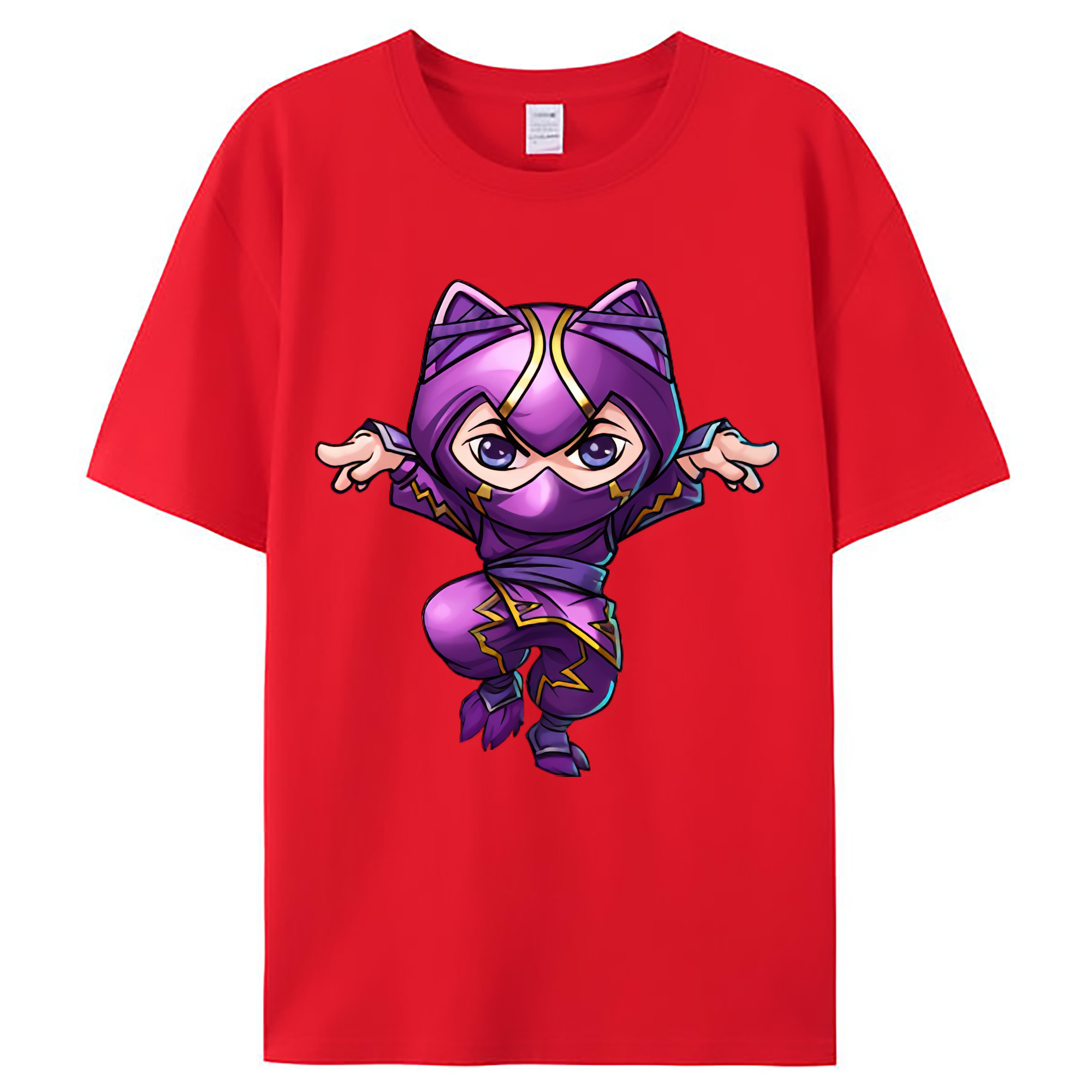 （画像用） リーグ・オブ・レジェンド League of Legends LOL レディースカジュアルプリントTシャツ（綿100％）