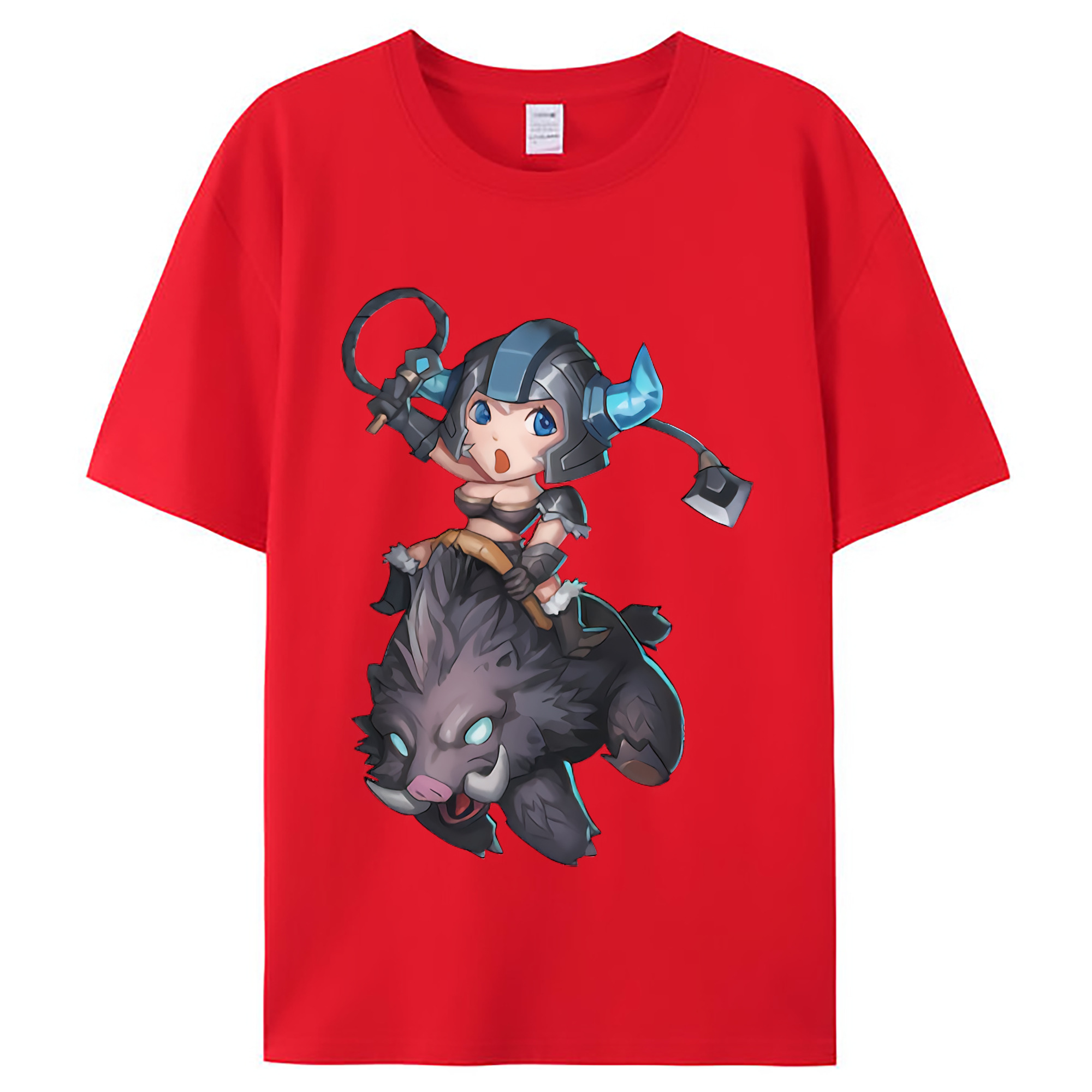 （画像用） リーグ・オブ・レジェンド League of Legends LOL レディースカジュアルプリントTシャツ（綿100％）