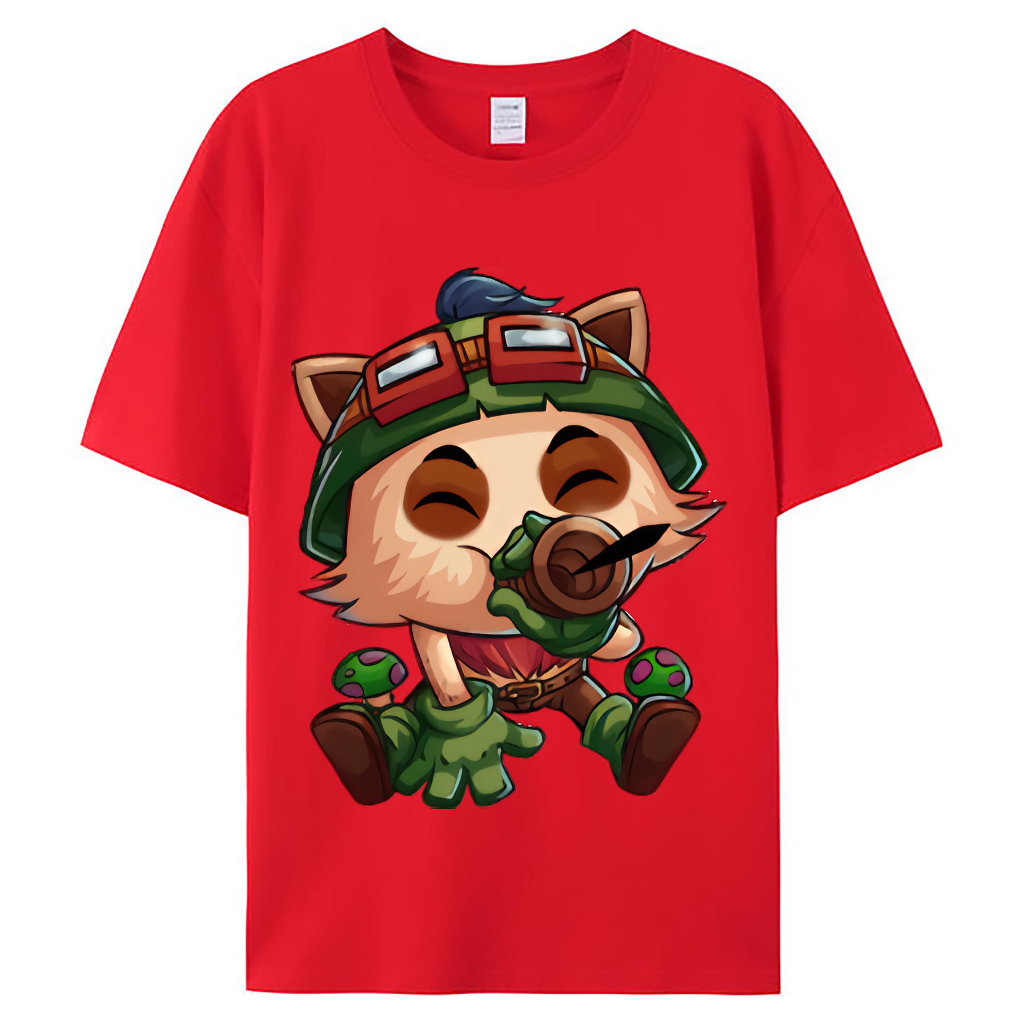 （画像用） リーグ・オブ・レジェンド League of Legends LOL レディースカジュアルプリントTシャツ（綿100％）
