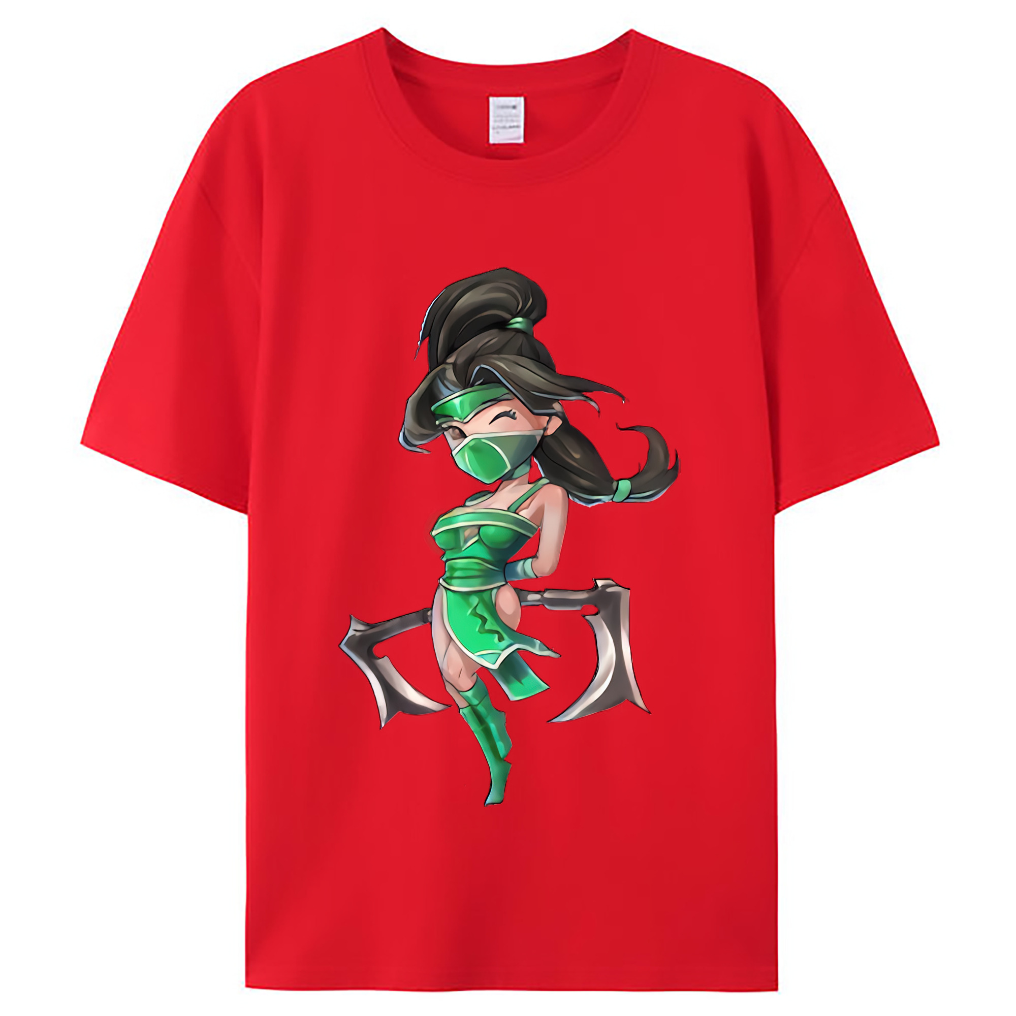 （画像用） リーグ・オブ・レジェンド League of Legends LOL レディースカジュアルプリントTシャツ（綿100％）