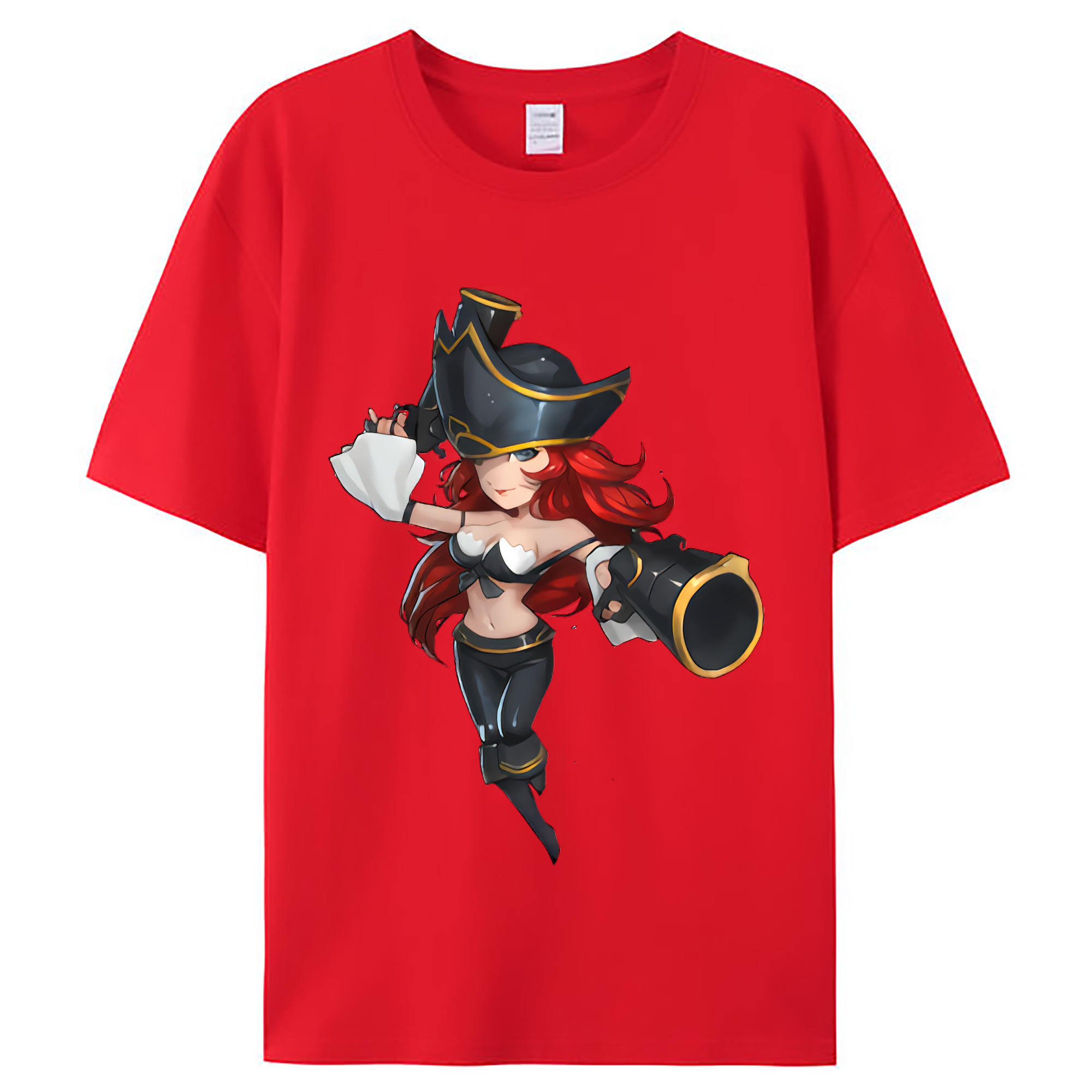 （画像用） リーグ・オブ・レジェンド League of Legends LOL レディースカジュアルプリントTシャツ（綿100％）