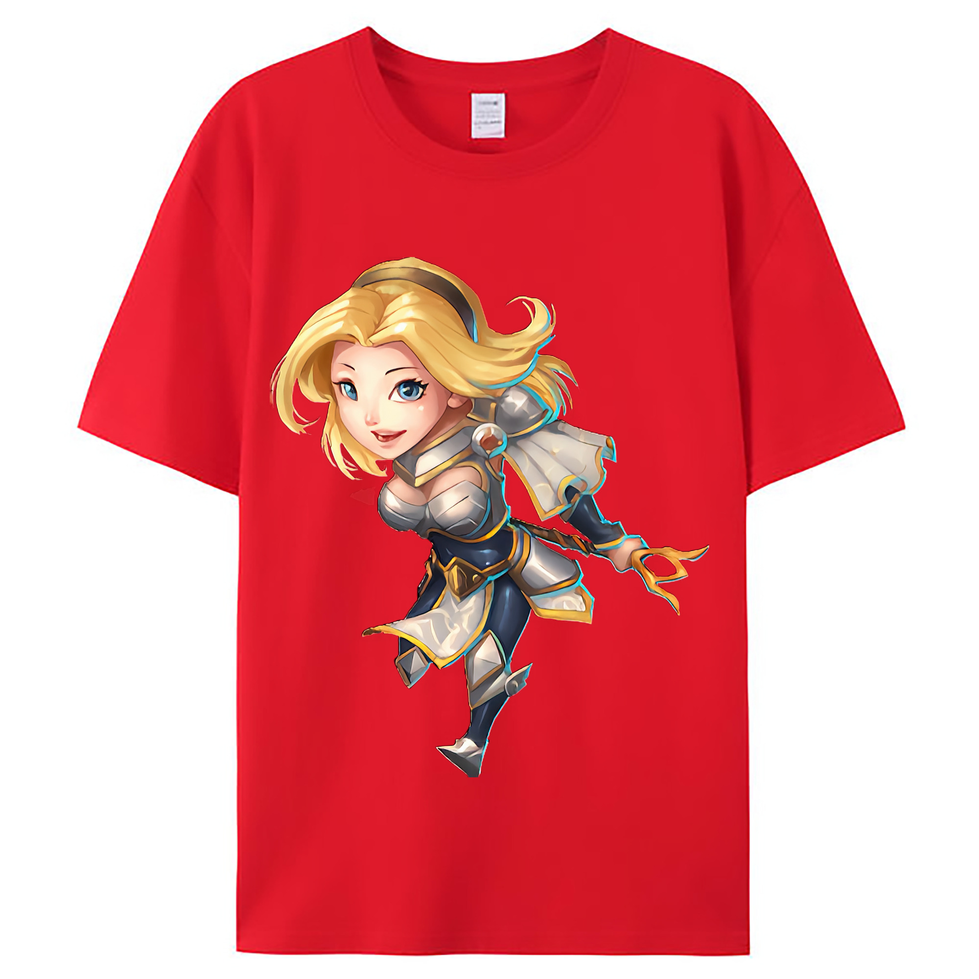 （画像用） リーグ・オブ・レジェンド League of Legends LOL レディースカジュアルプリントTシャツ（綿100％）