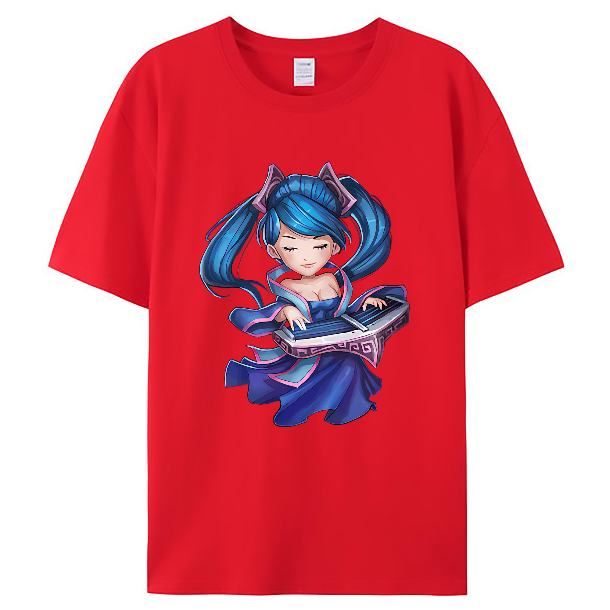 （画像用） リーグ・オブ・レジェンド League of Legends LOL レディースカジュアルプリントTシャツ（綿100％）