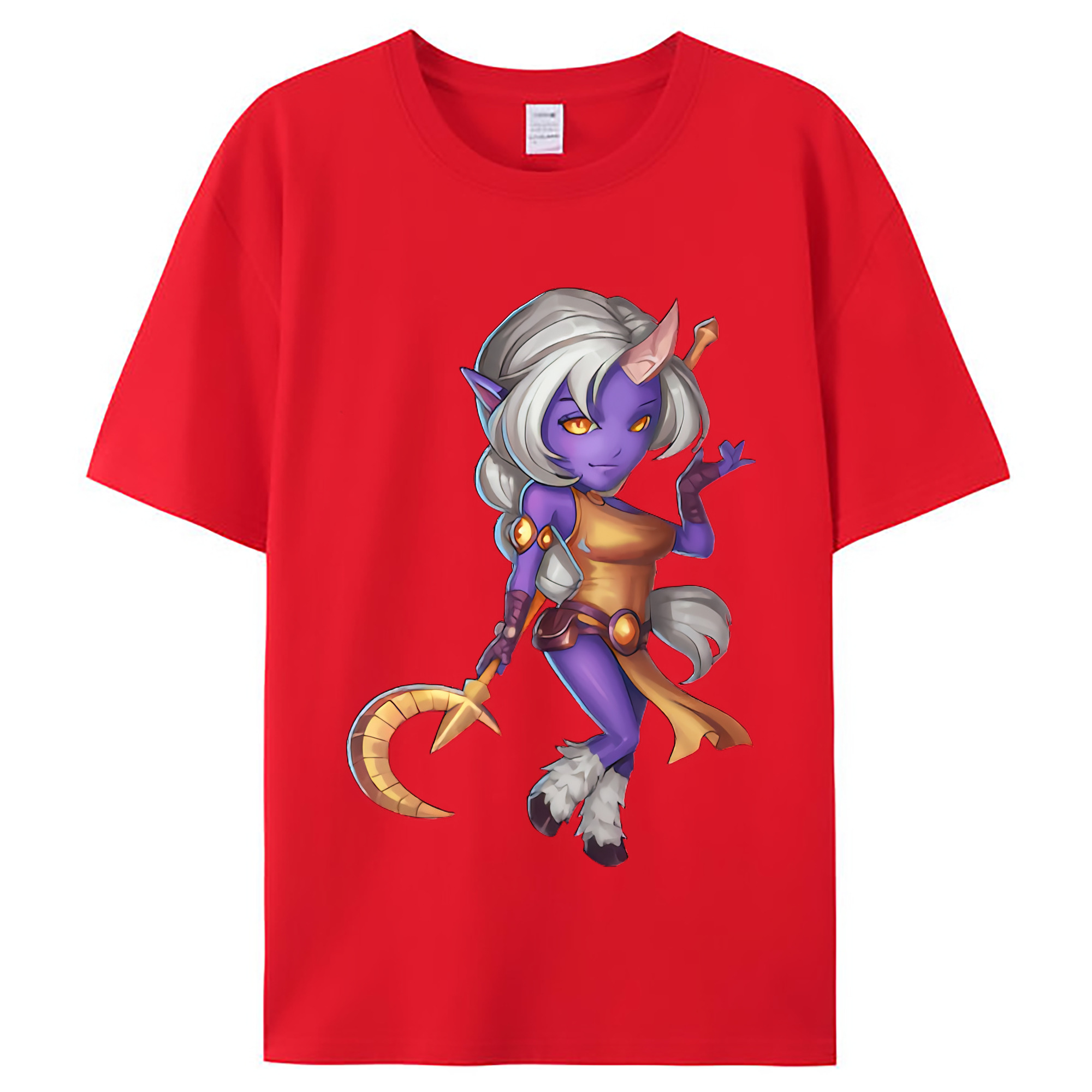 （画像用） リーグ・オブ・レジェンド League of Legends LOL レディースカジュアルプリントTシャツ（綿100％）