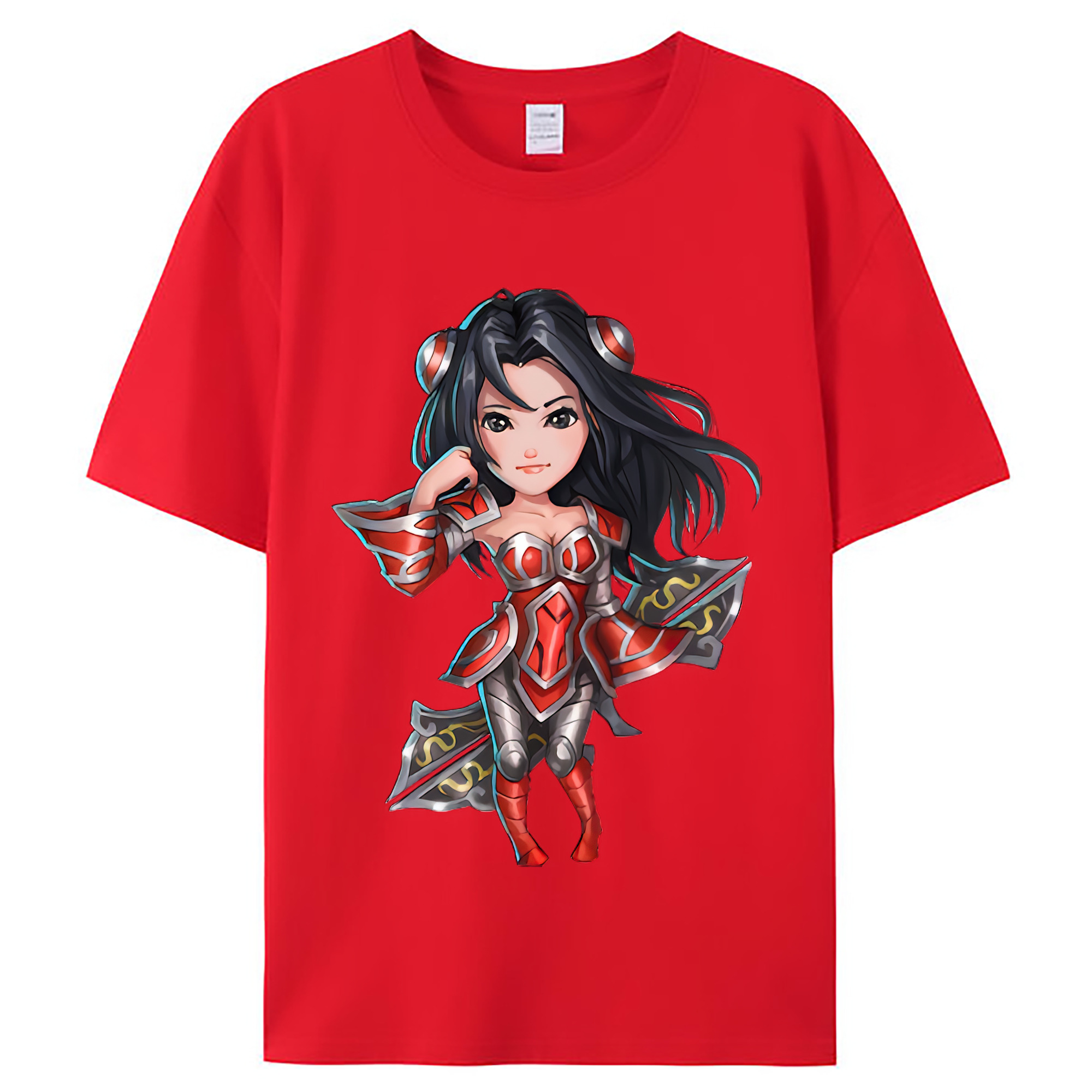 （画像用） リーグ・オブ・レジェンド League of Legends LOL レディースカジュアルプリントTシャツ（綿100％）