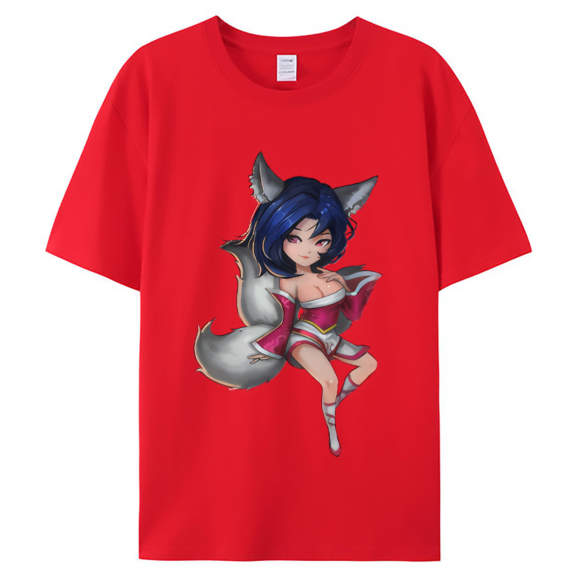 （画像用） リーグ・オブ・レジェンド League of Legends LOL レディースカジュアルプリントTシャツ（綿100％）