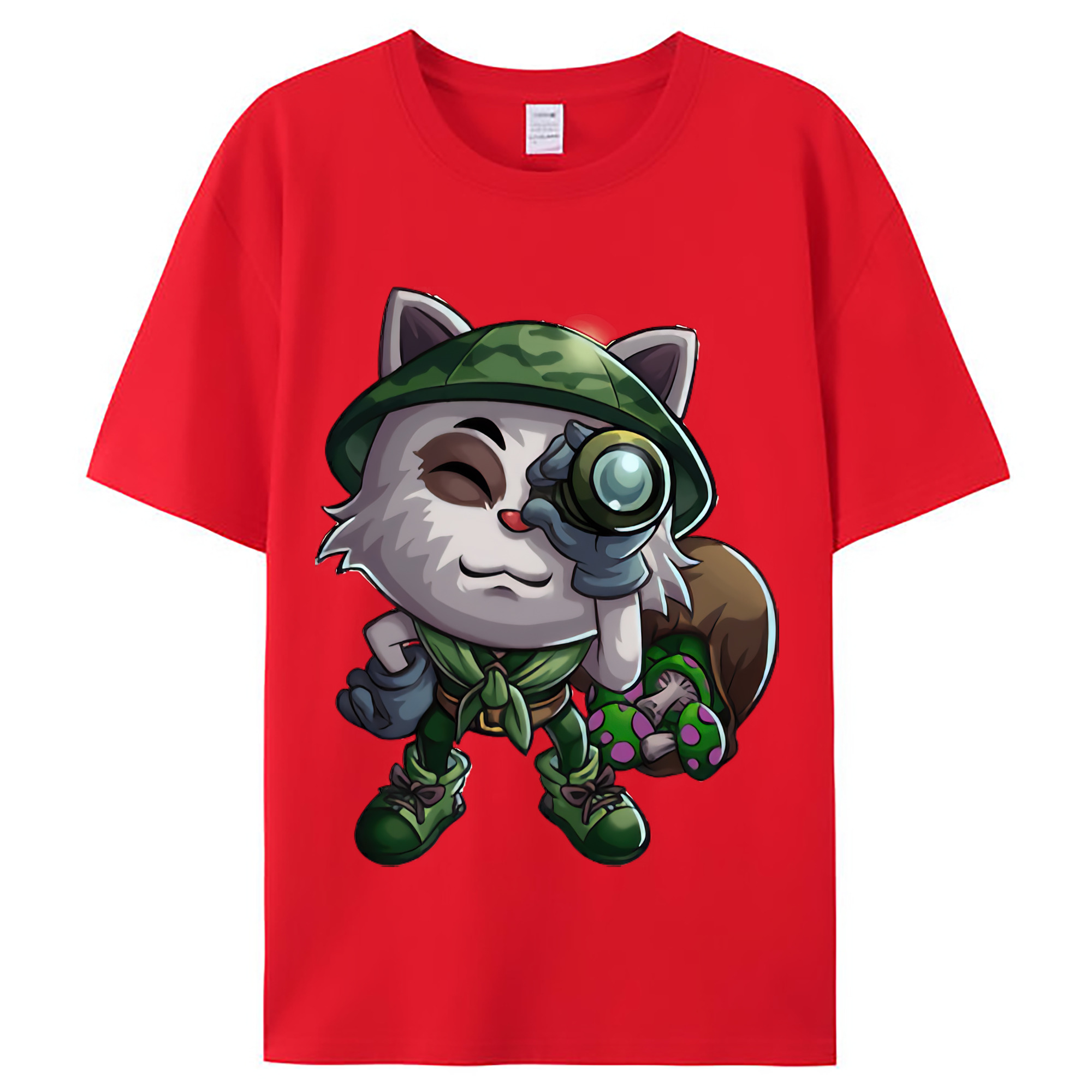 （画像用） リーグ・オブ・レジェンド League of Legends LOL レディースカジュアルプリントTシャツ（綿100％）