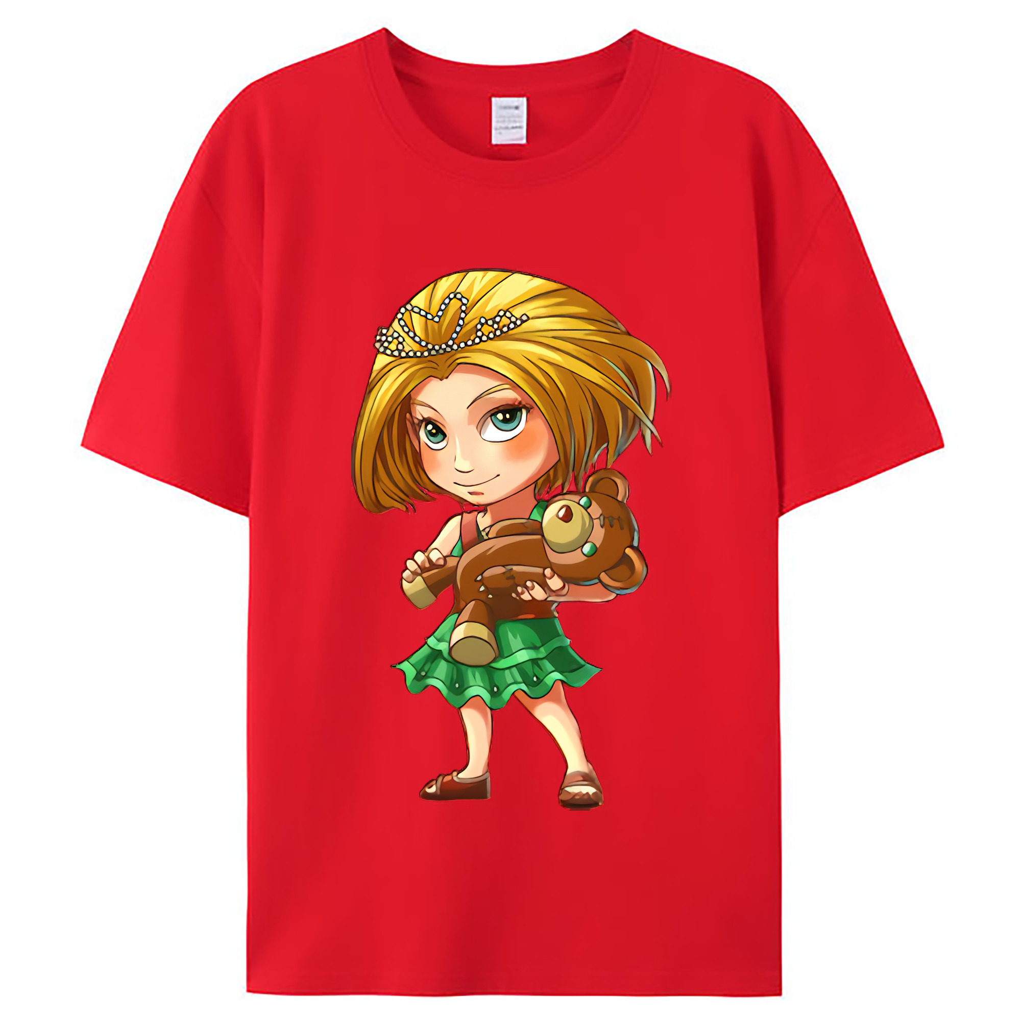 （画像用） リーグ・オブ・レジェンド League of Legends LOL レディースカジュアルプリントTシャツ（綿100％）