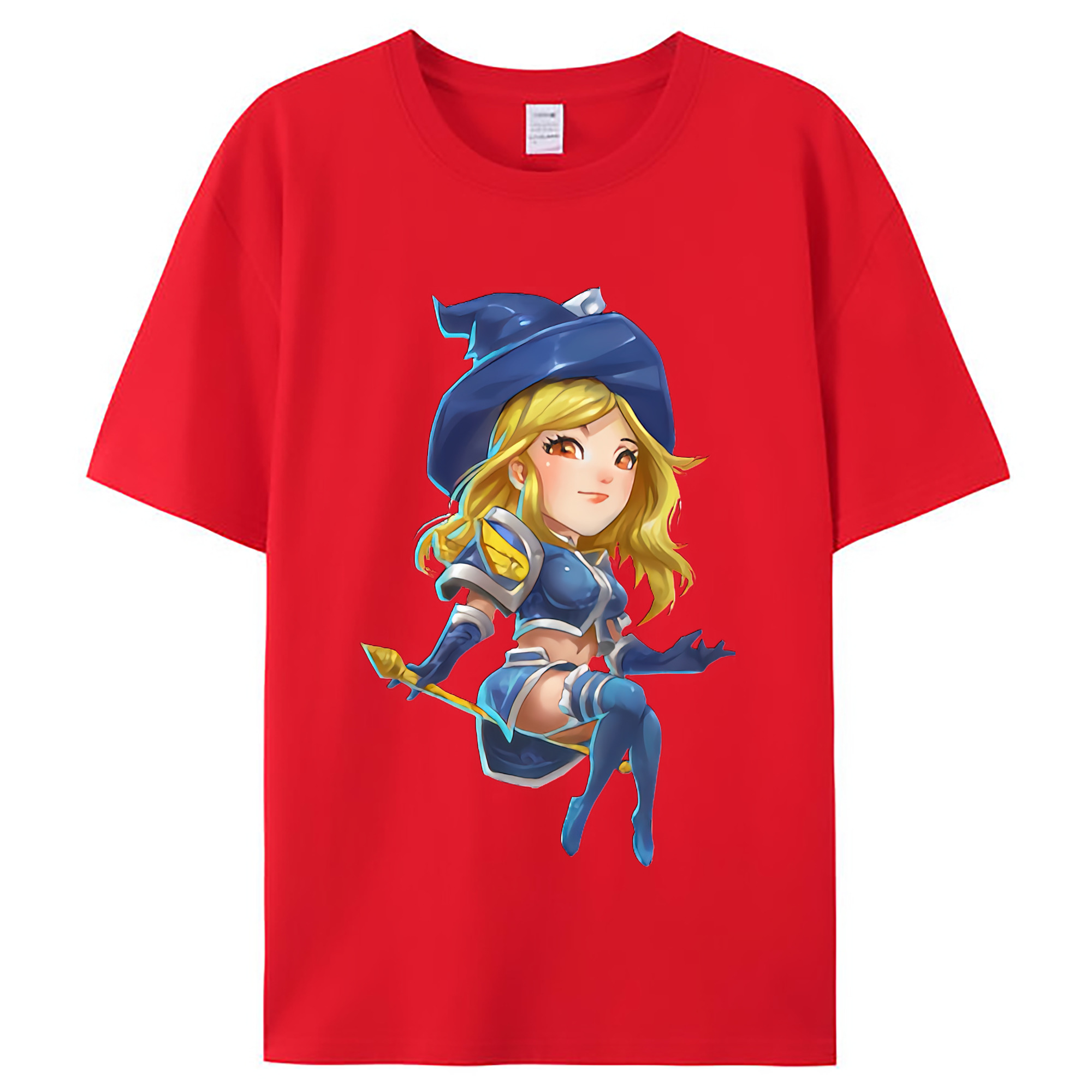 （画像用） リーグ・オブ・レジェンド League of Legends LOL レディースカジュアルプリントTシャツ（綿100％）