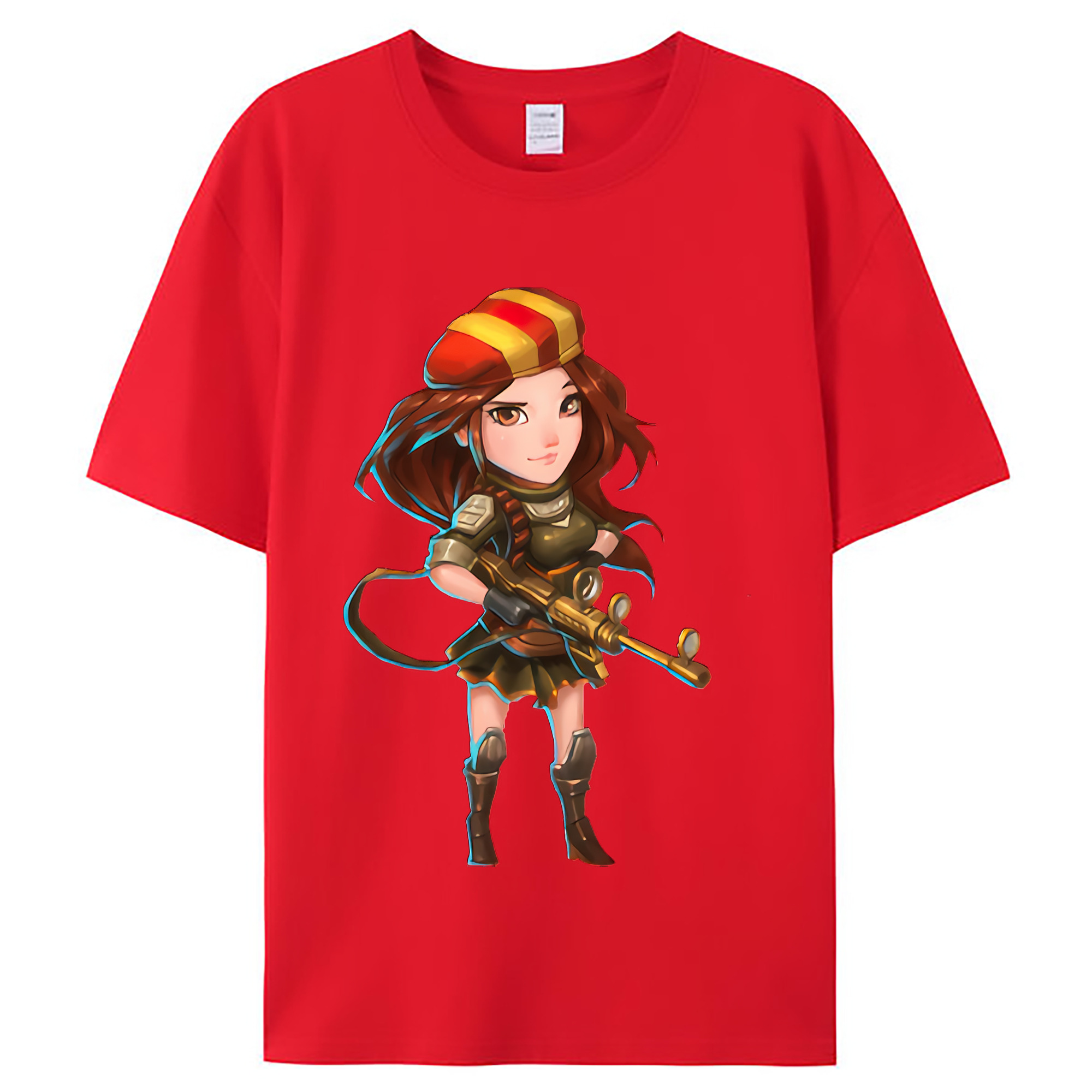 （画像用） リーグ・オブ・レジェンド League of Legends LOL レディースカジュアルプリントTシャツ（綿100％）