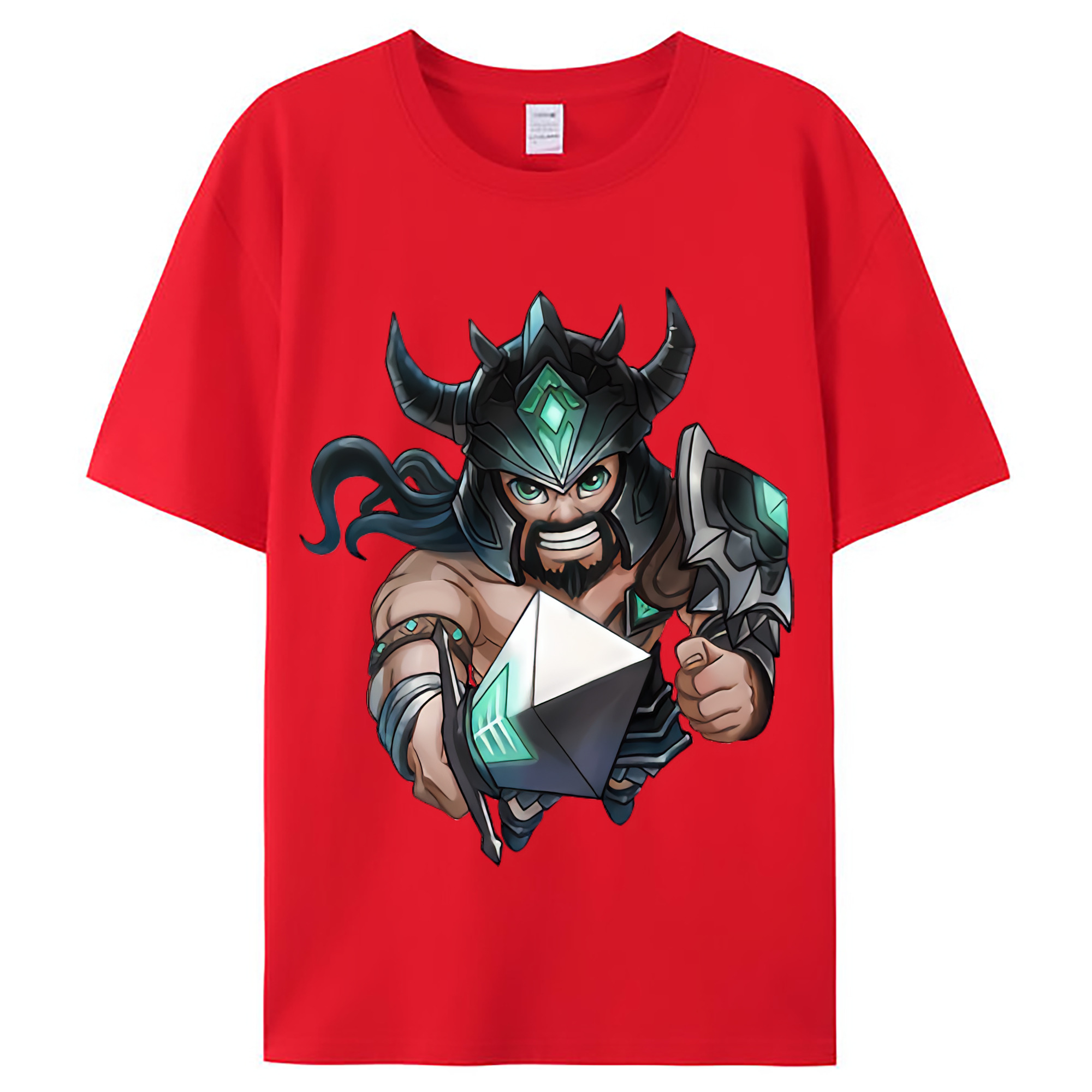 （画像用） リーグ・オブ・レジェンド League of Legends LOL レディースカジュアルプリントTシャツ（綿100％）