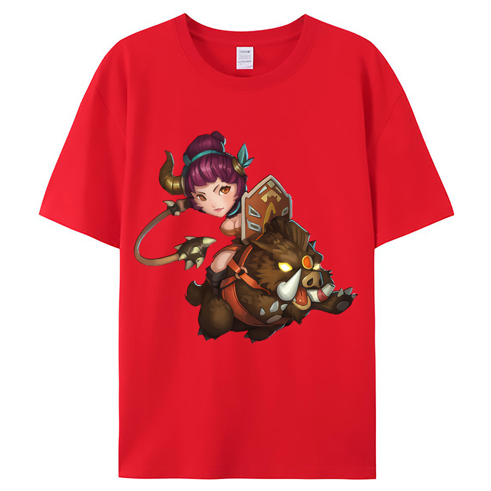 （画像用） リーグ・オブ・レジェンド League of Legends LOL レディースカジュアルプリントTシャツ（綿100％）