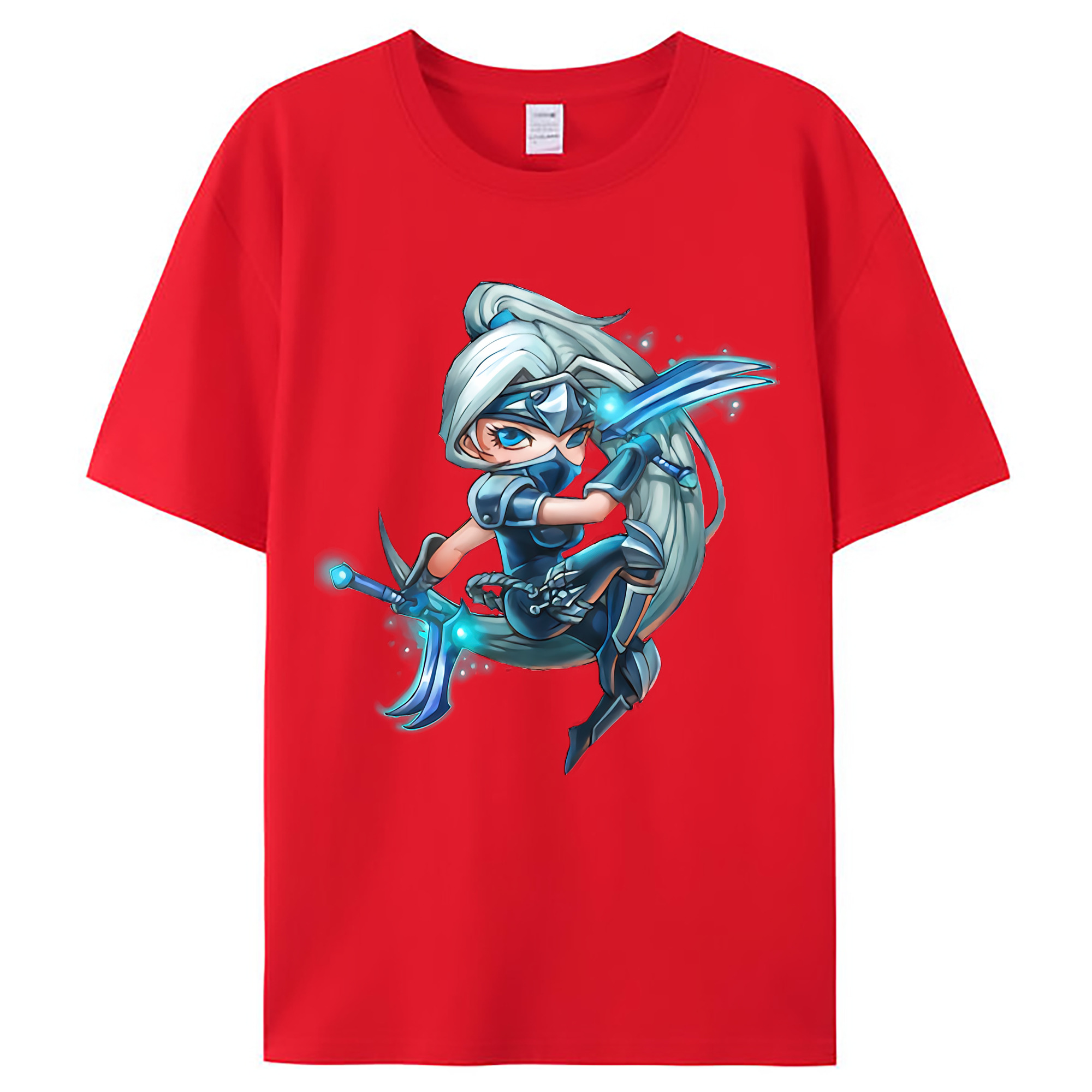 （画像用） リーグ・オブ・レジェンド League of Legends LOL レディースカジュアルプリントTシャツ（綿100％）