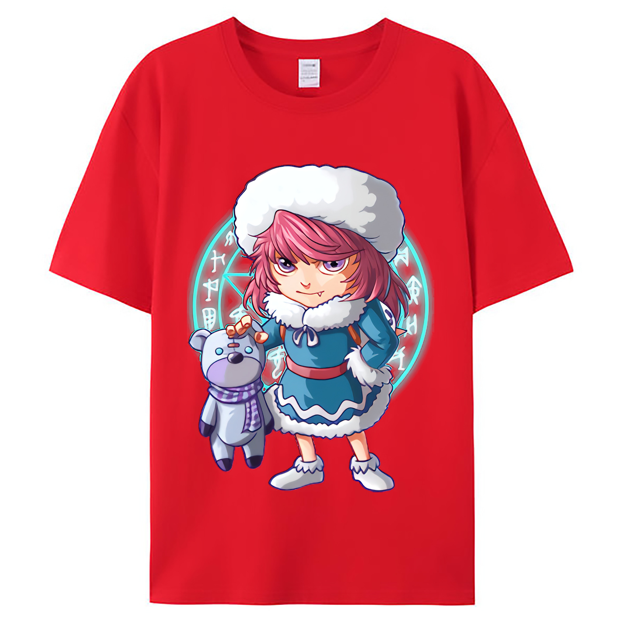 （画像用） リーグ・オブ・レジェンド League of Legends LOL レディースカジュアルプリントTシャツ（綿100％）