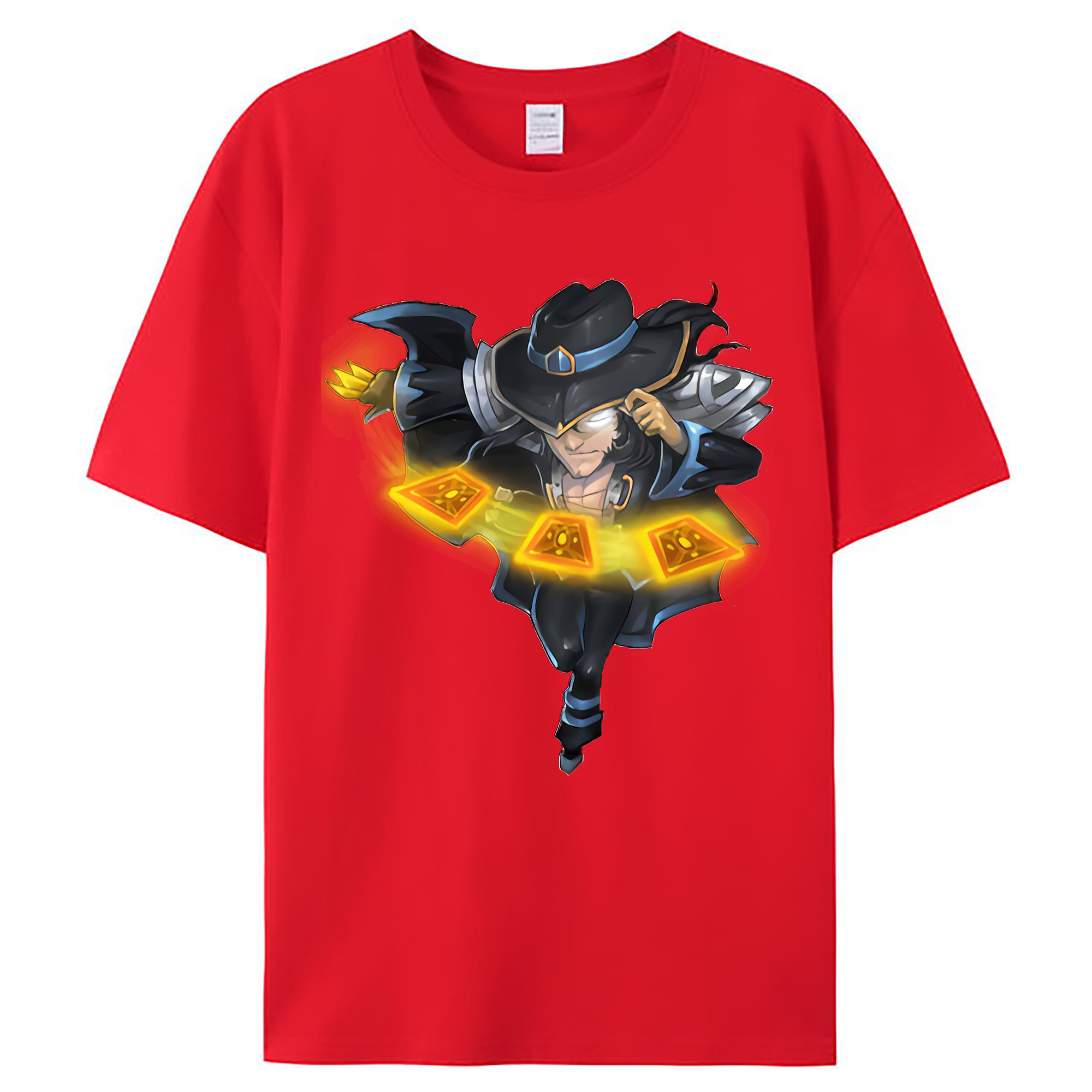（画像用） リーグ・オブ・レジェンド League of Legends LOL レディースカジュアルプリントTシャツ（綿100％）