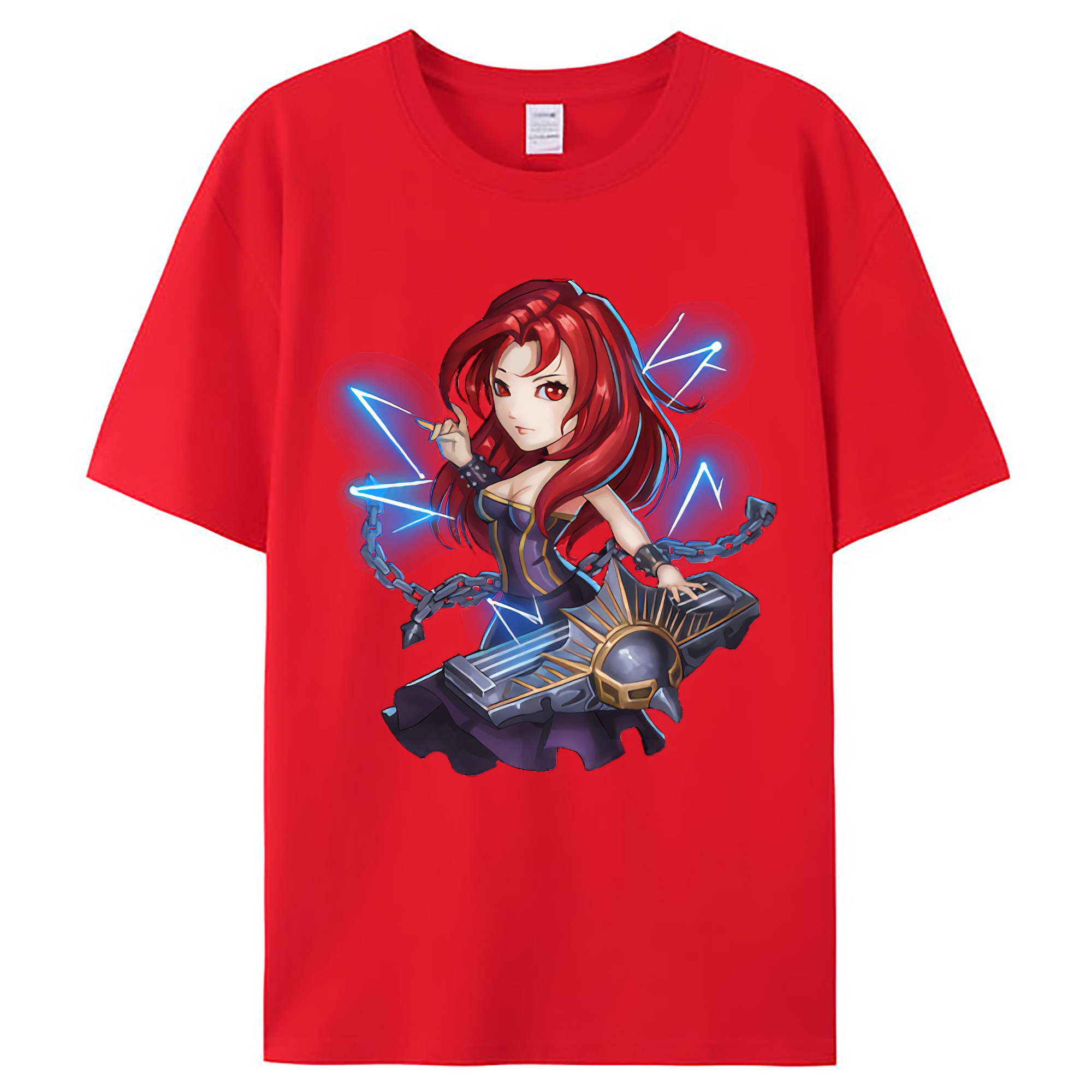 （画像用） リーグ・オブ・レジェンド League of Legends LOL レディースカジュアルプリントTシャツ（綿100％）