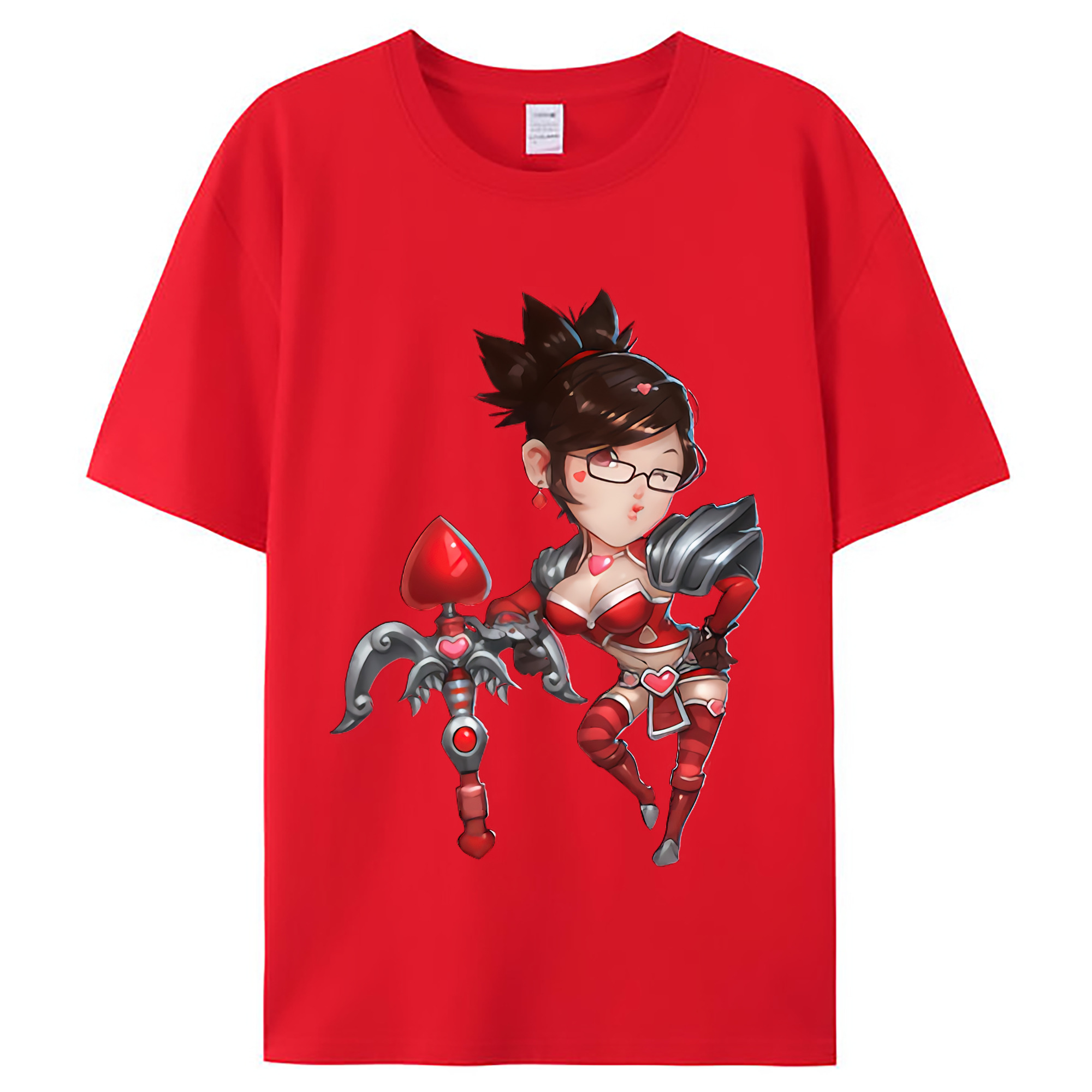 （画像用） リーグ・オブ・レジェンド League of Legends LOL レディースカジュアルプリントTシャツ（綿100％）