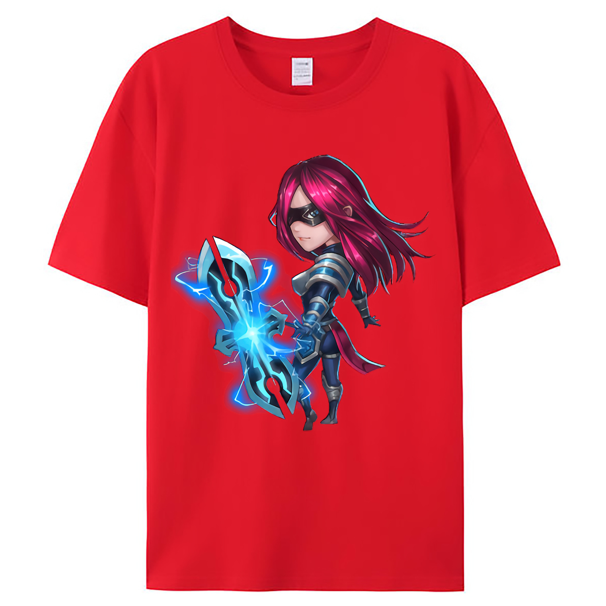 （画像用） リーグ・オブ・レジェンド League of Legends LOL レディースカジュアルプリントTシャツ（綿100％）