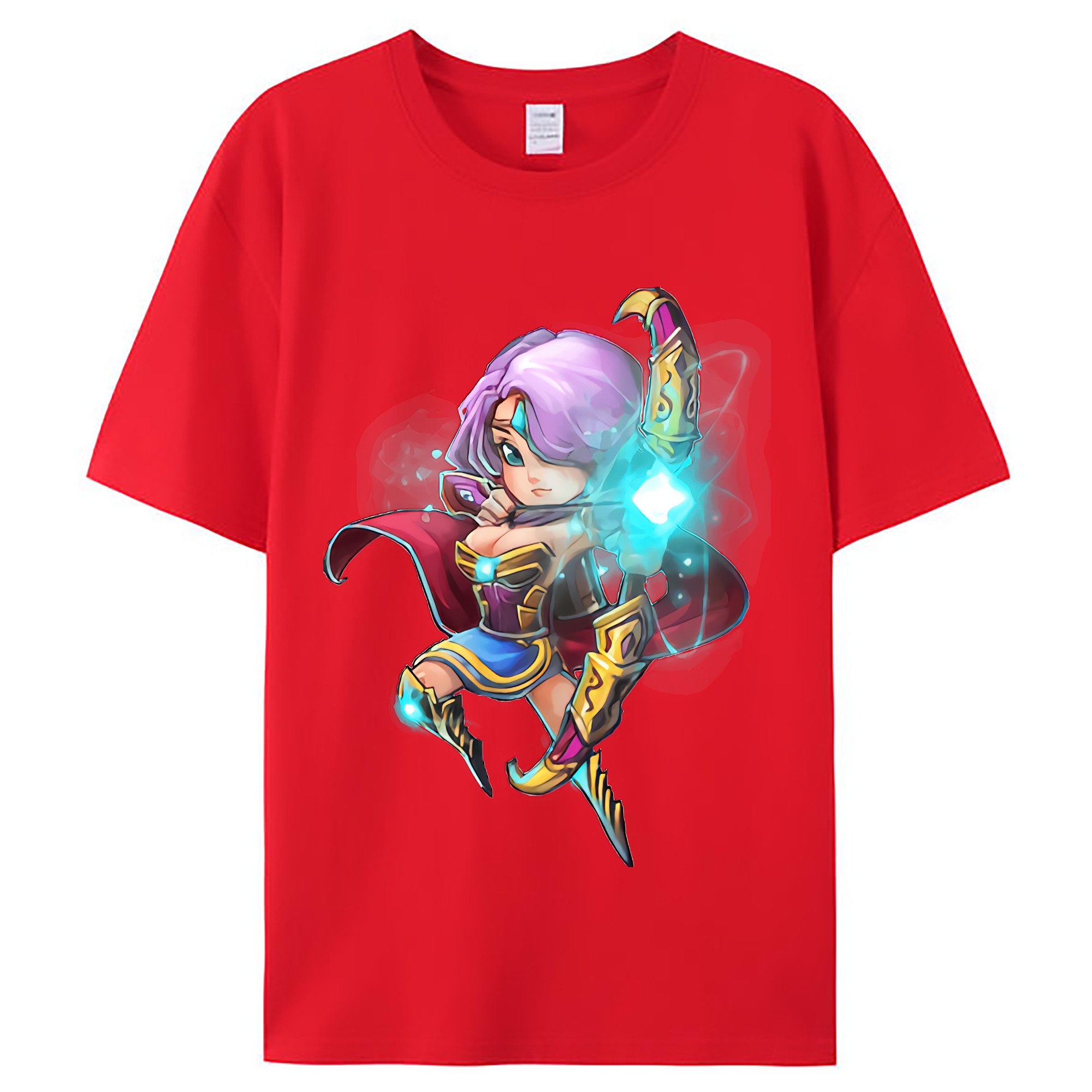（画像用） リーグ・オブ・レジェンド League of Legends LOL レディースカジュアルプリントTシャツ（綿100％）