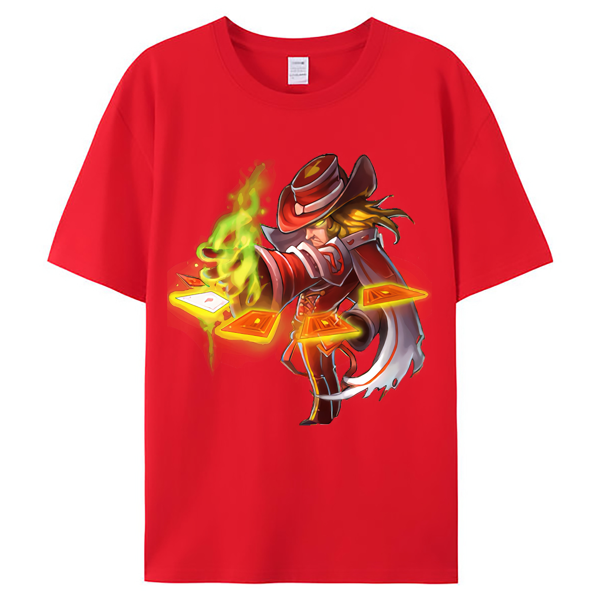 （画像用） リーグ・オブ・レジェンド League of Legends LOL レディースカジュアルプリントTシャツ（綿100％）
