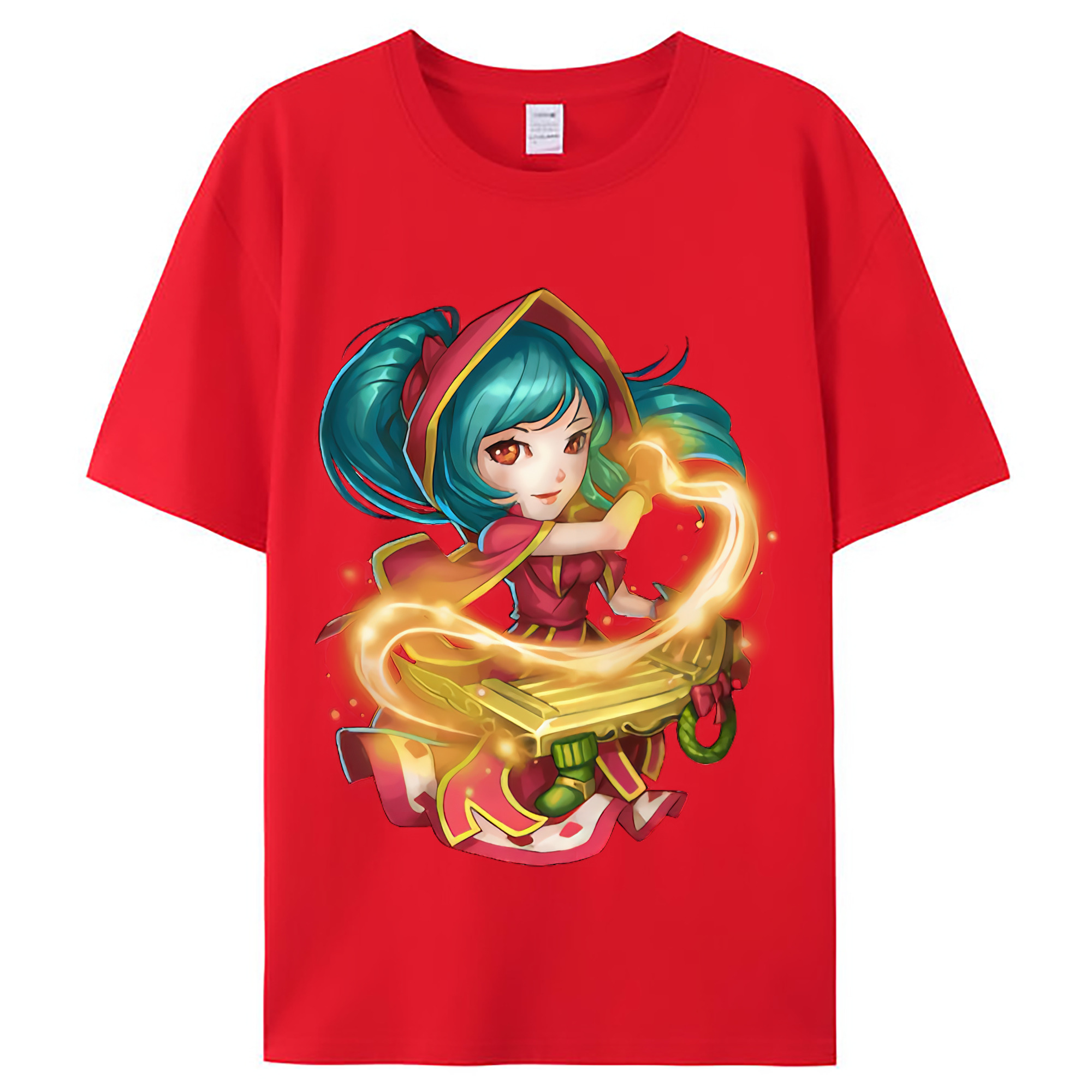 （画像用） リーグ・オブ・レジェンド League of Legends LOL レディースカジュアルプリントTシャツ（綿100％）
