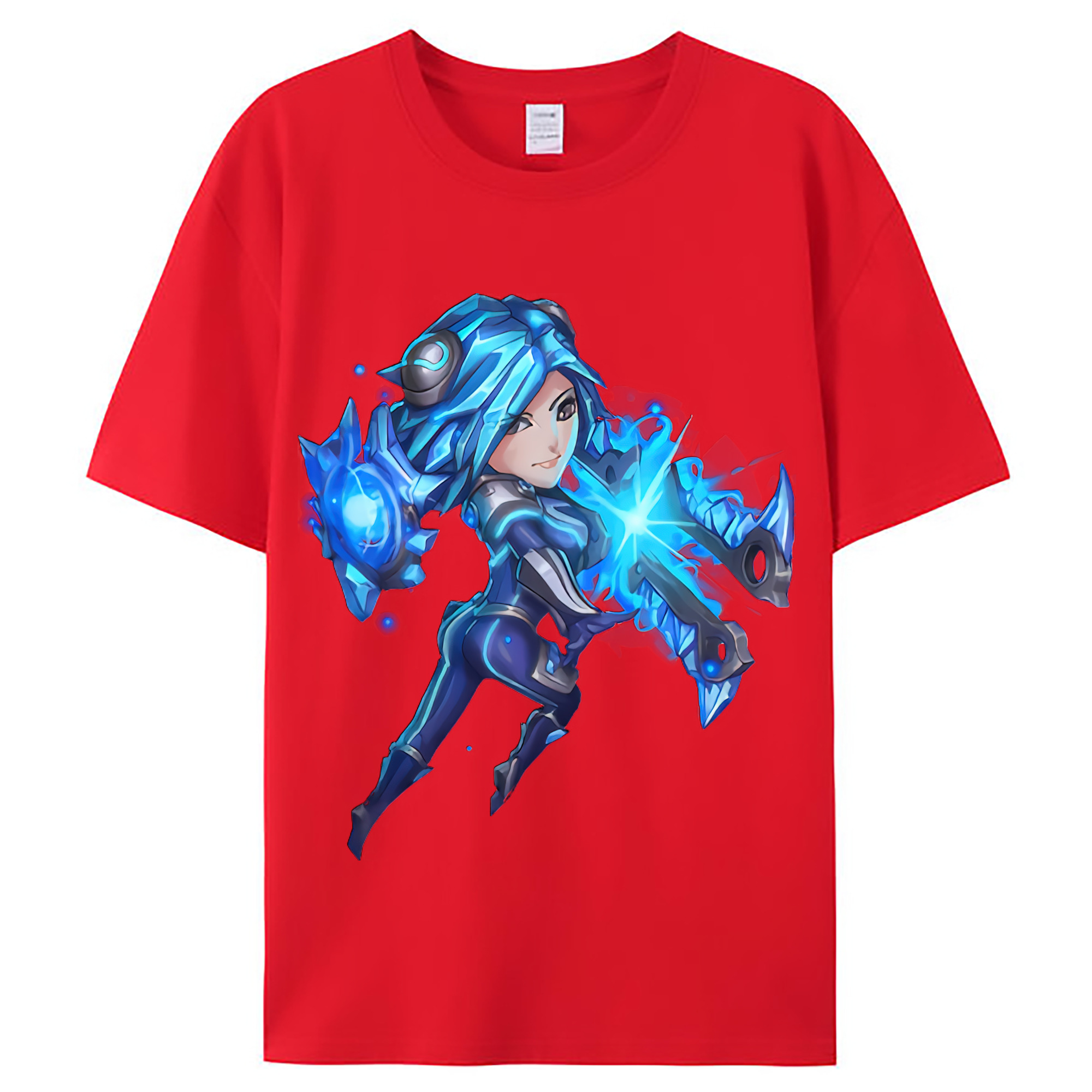 （画像用） リーグ・オブ・レジェンド League of Legends LOL レディースカジュアルプリントTシャツ（綿100％）