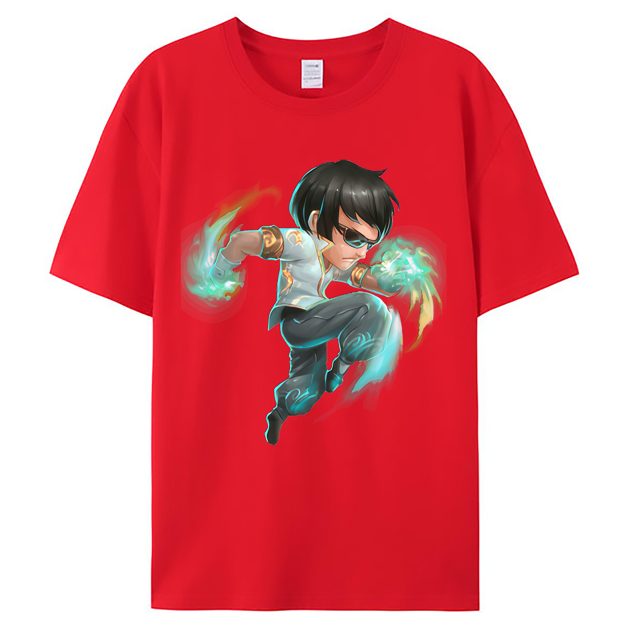 （画像用） リーグ・オブ・レジェンド League of Legends LOL レディースカジュアルプリントTシャツ（綿100％）