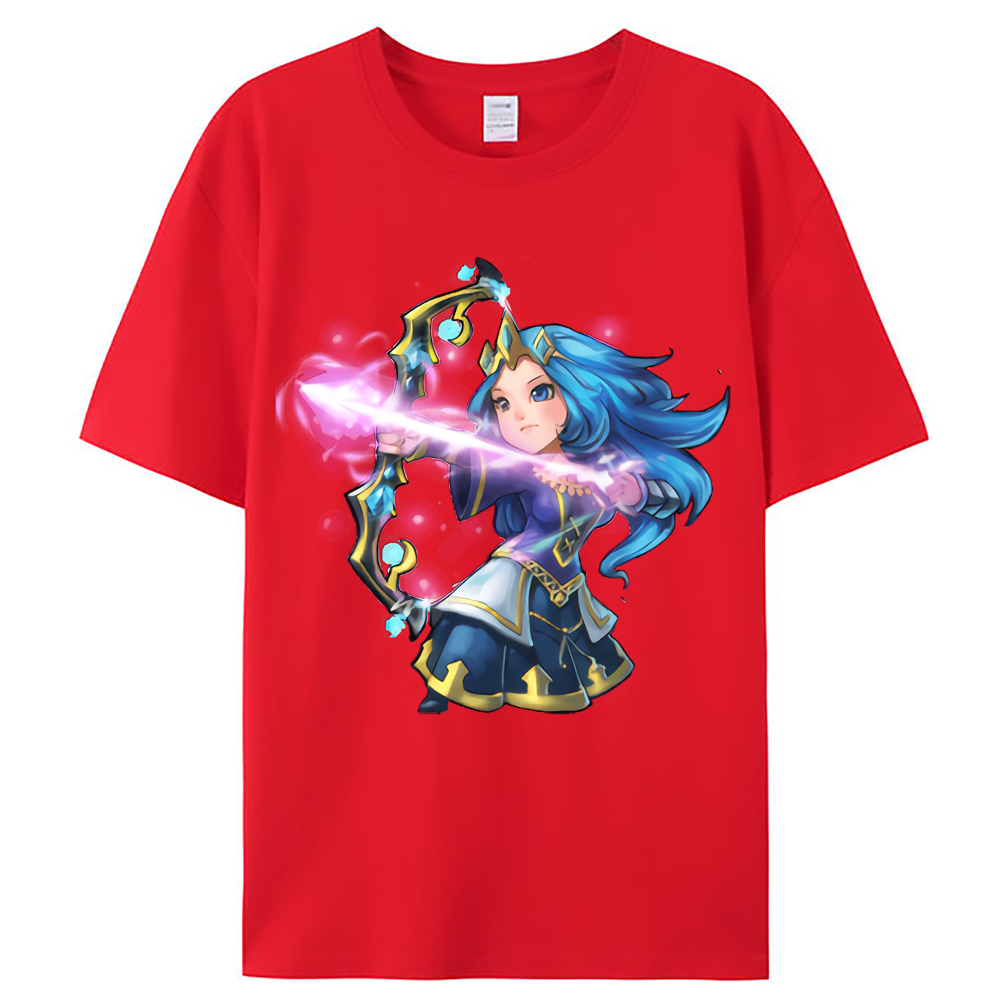 （画像用） リーグ・オブ・レジェンド League of Legends LOL レディースカジュアルプリントTシャツ（綿100％）